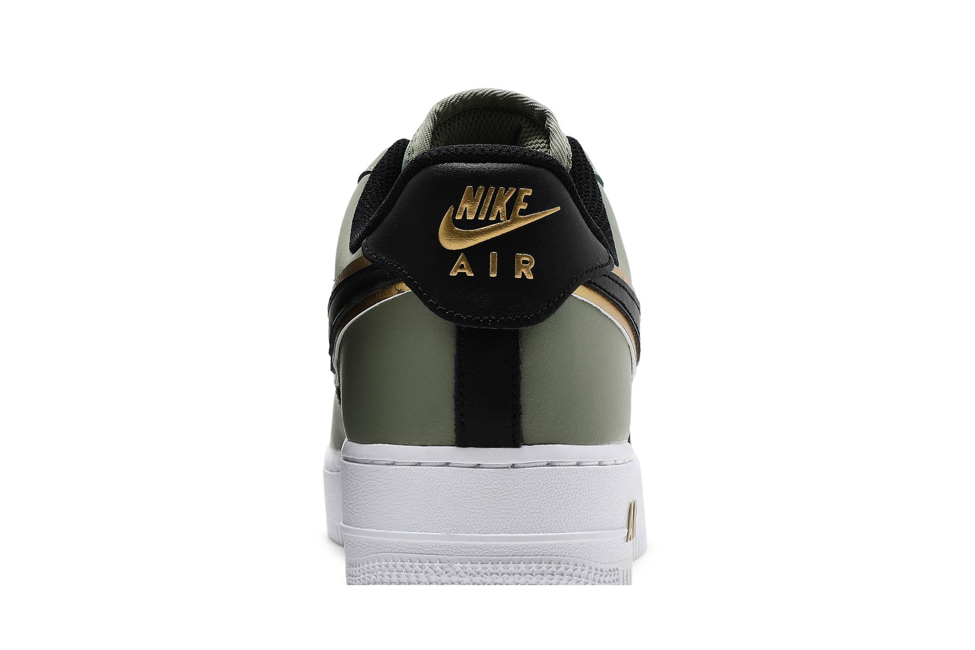 Nike Air Force 1 07 LV8 Metallic Swoosh Pack – Oil Green DA8481-300 Nicesnk