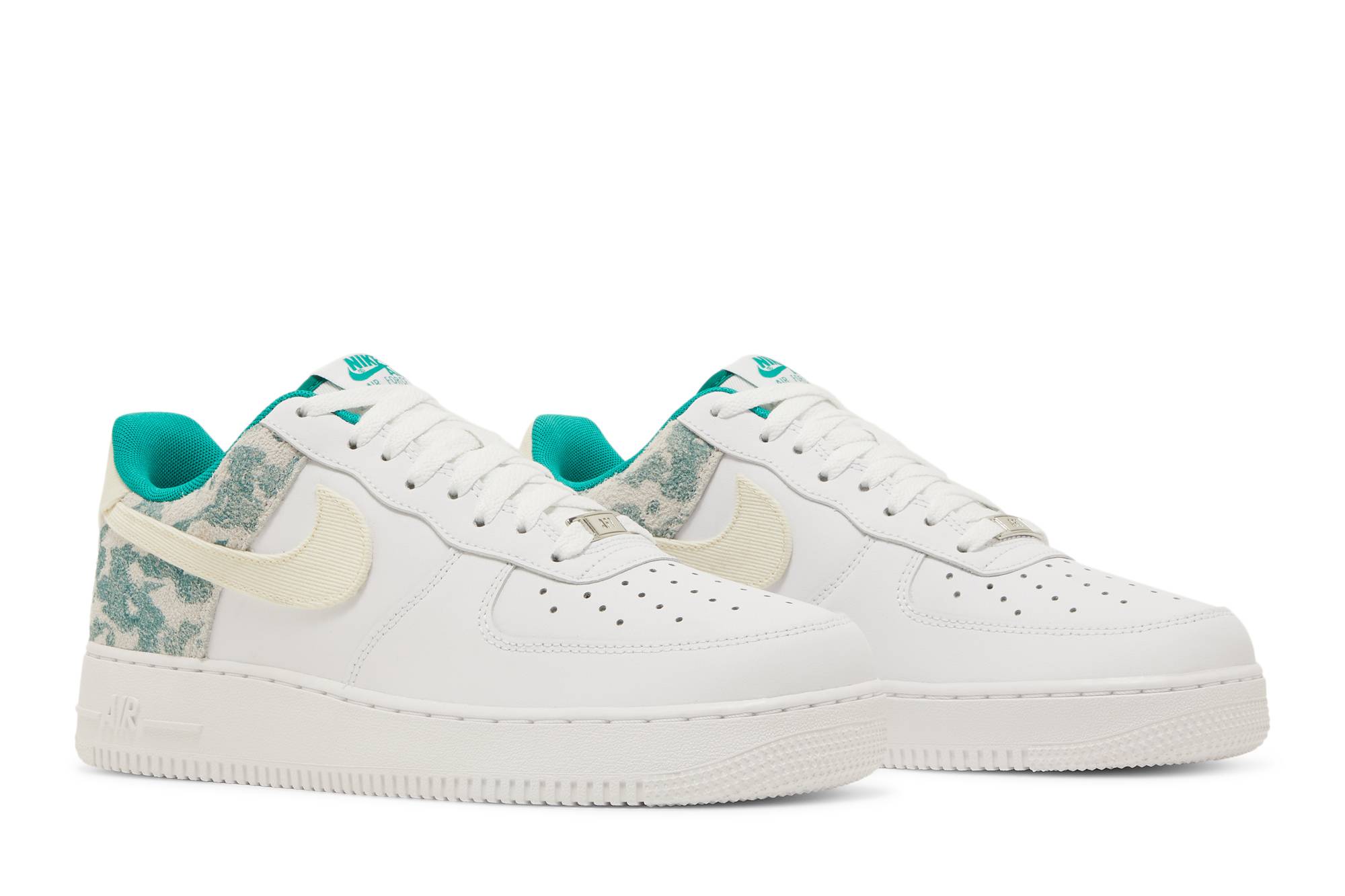 Nike Air Force 1 07 LV8 Neptune Green Camo DX3365-100 Nicesnk