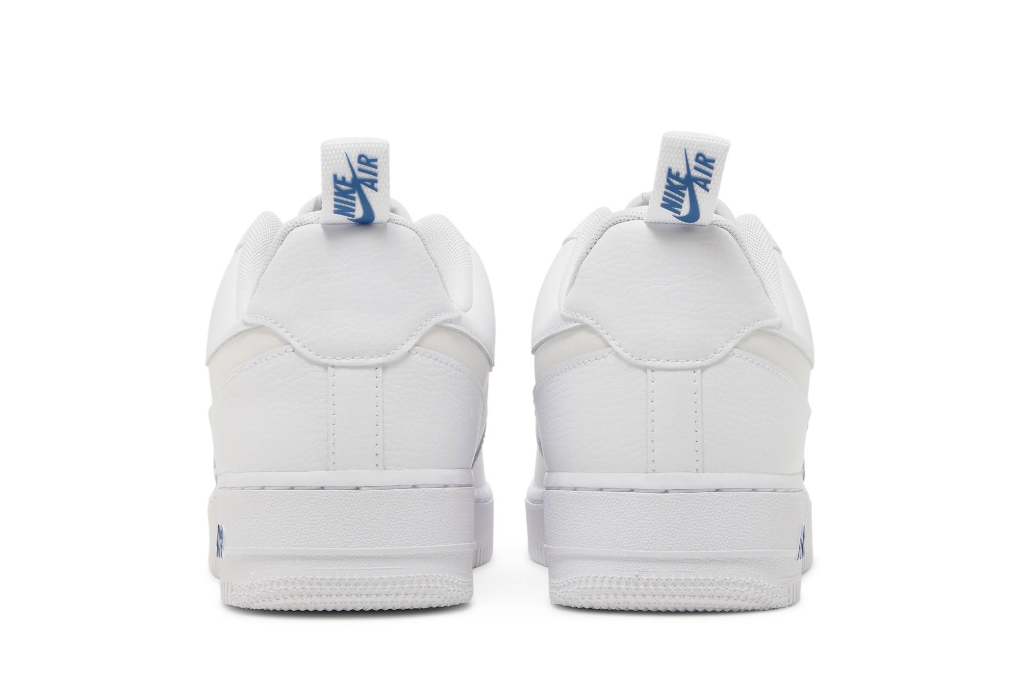 Nike Air Force 1 ’07 LV8 ‘Reflective Swoosh – White Dark Marina Blue’ FB8971-100