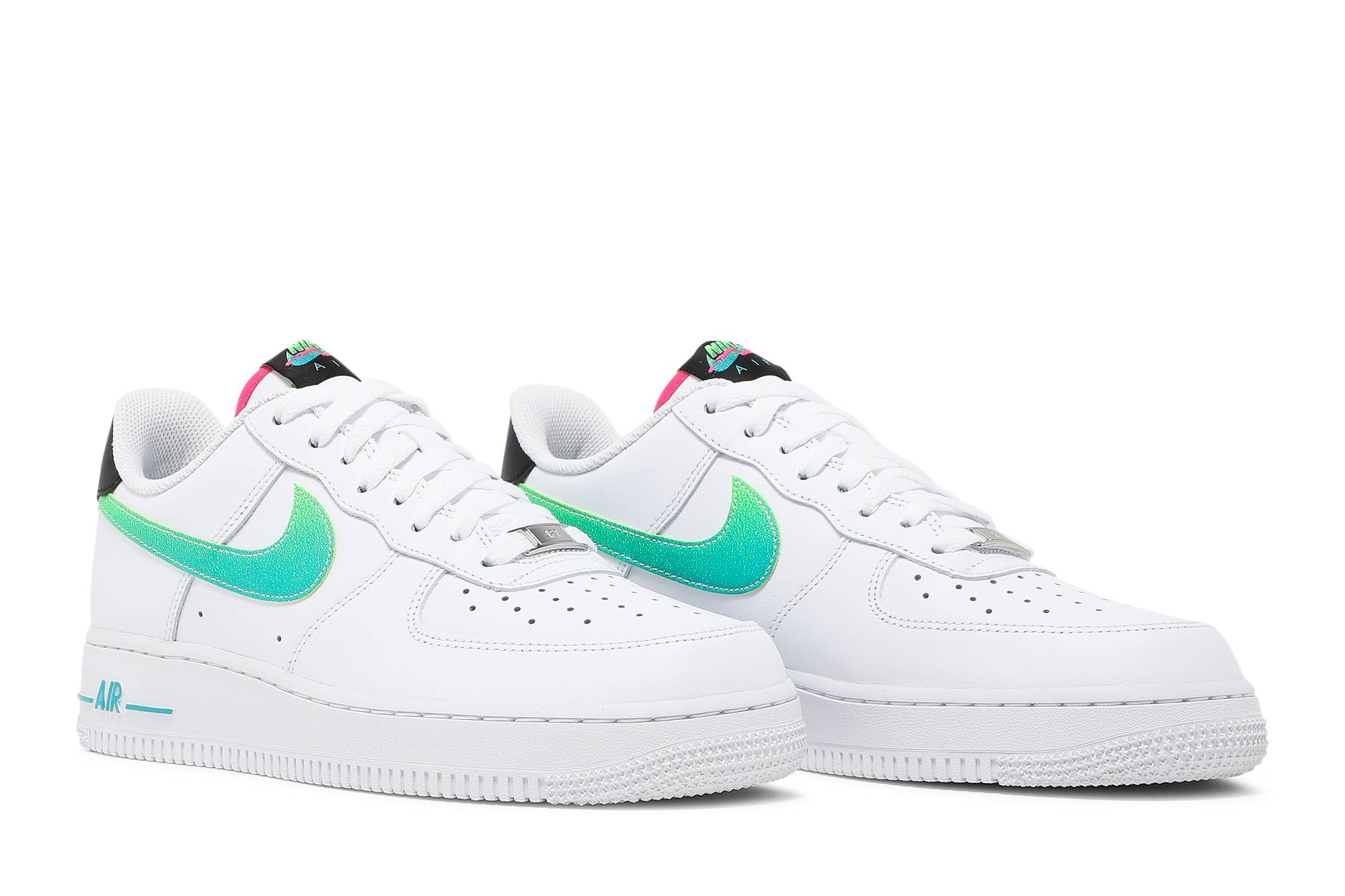 Nike Air Force 1 07 LV8 White Aquamarine DJ5148-100 Nicesnk