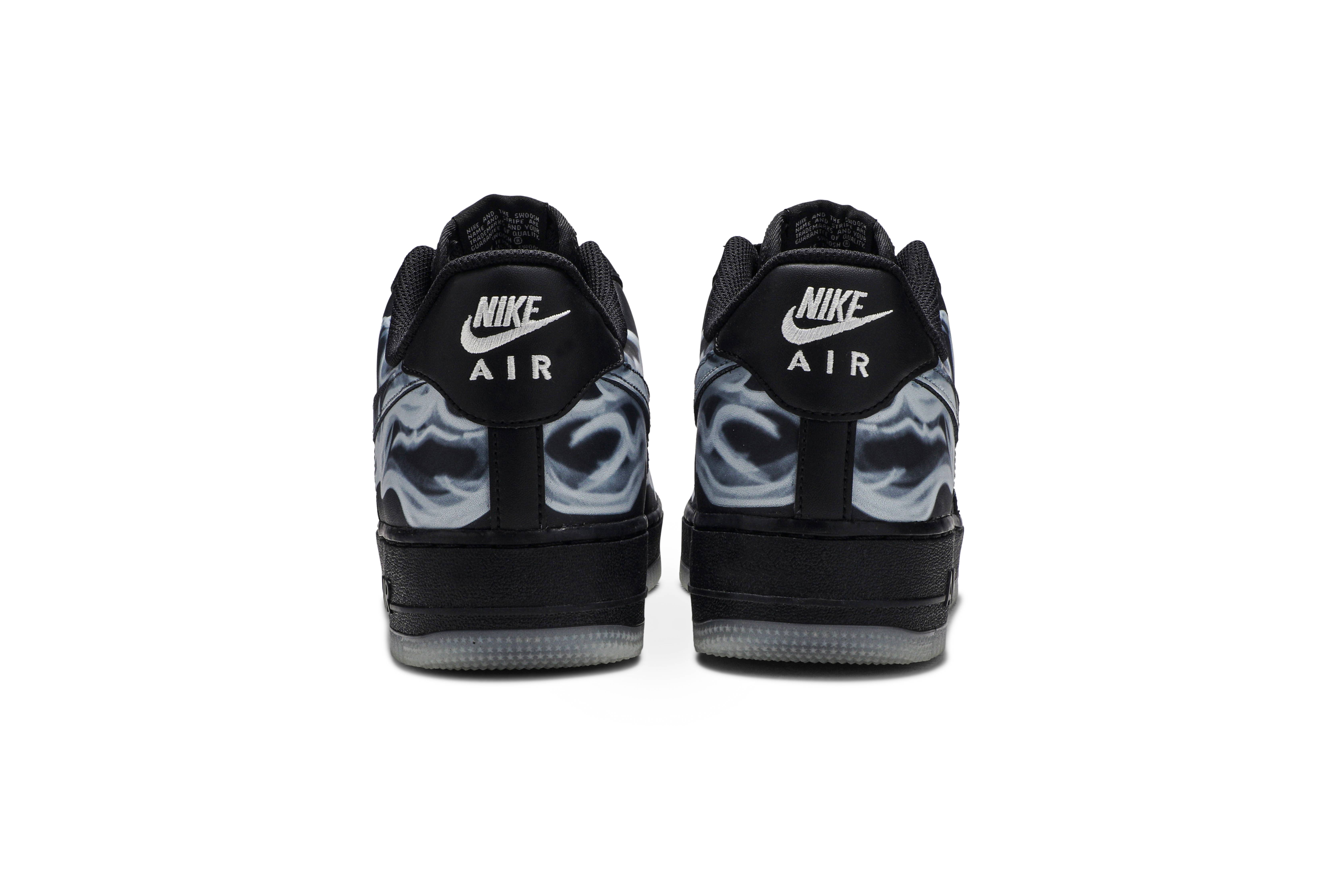 Nike Air Force 1 07 QS Black Skeleton BQ7541-001 Nicesnk