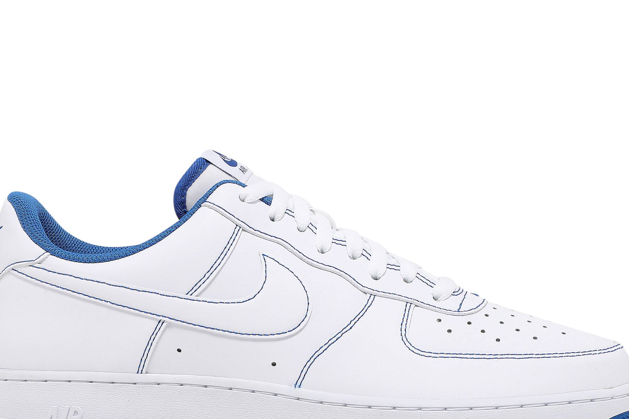 Nike Air Force 1 Low 07 White Game Royal CV1724-101 Nicesnk