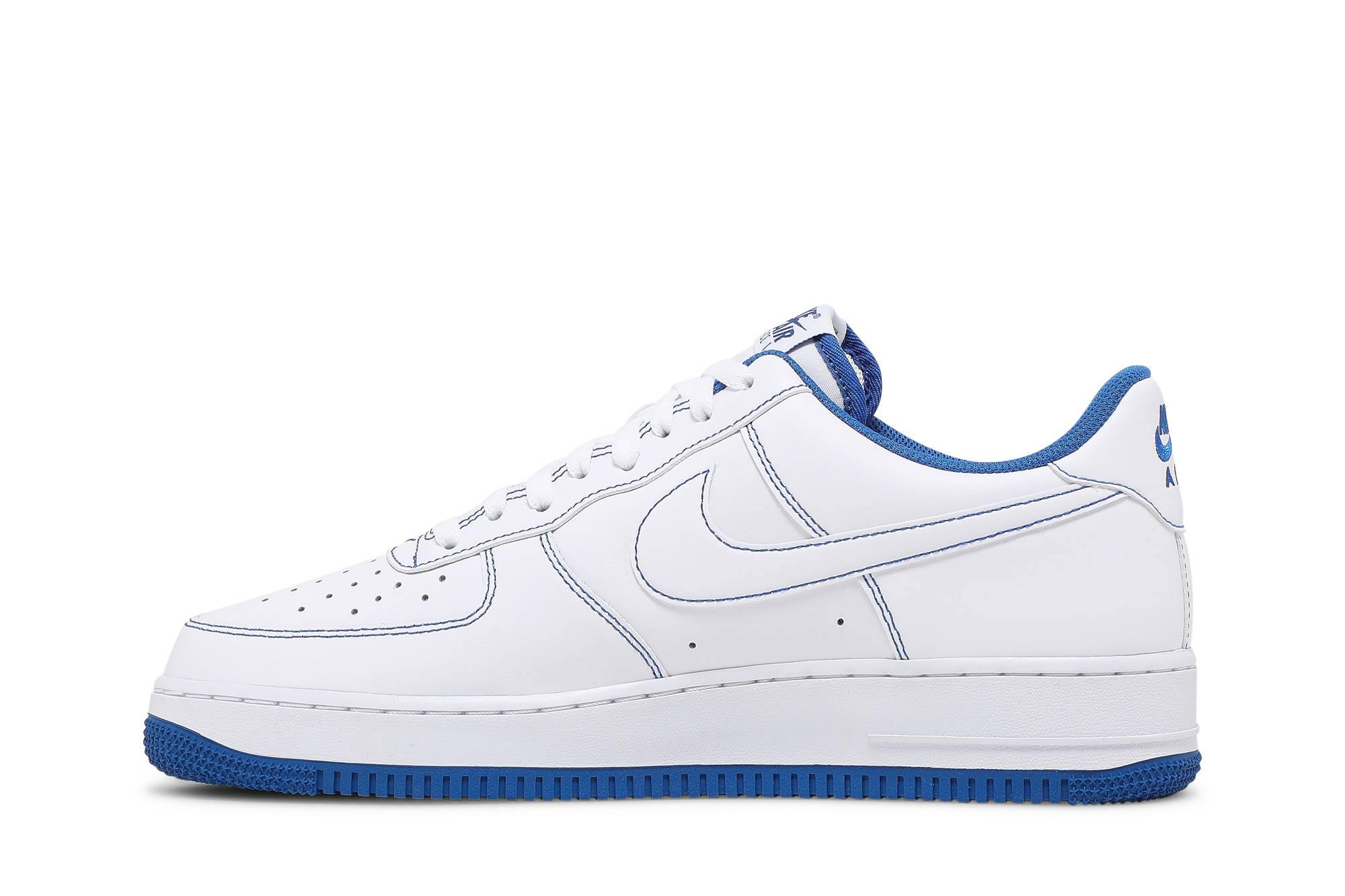 Nike Air Force 1 Low 07 White Game Royal CV1724-101 Nicesnk