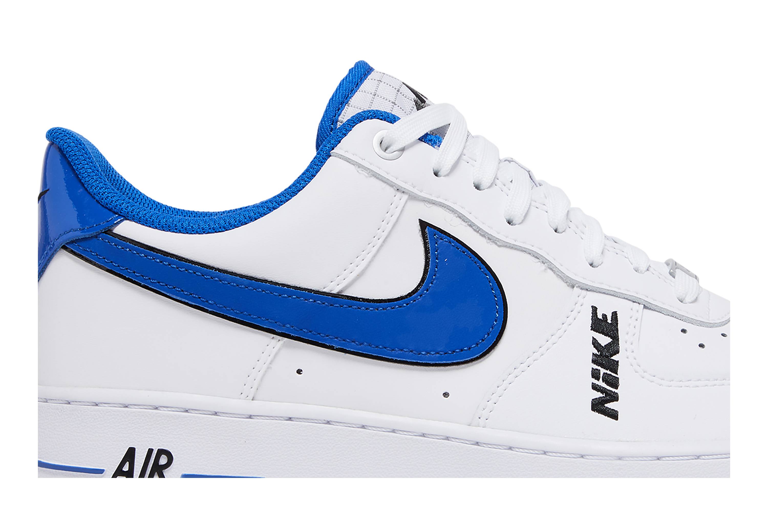 Nike Air Force 1 Low 07 LV8 Motocross White Royal Blue Black DC8873-100 Nicesnk