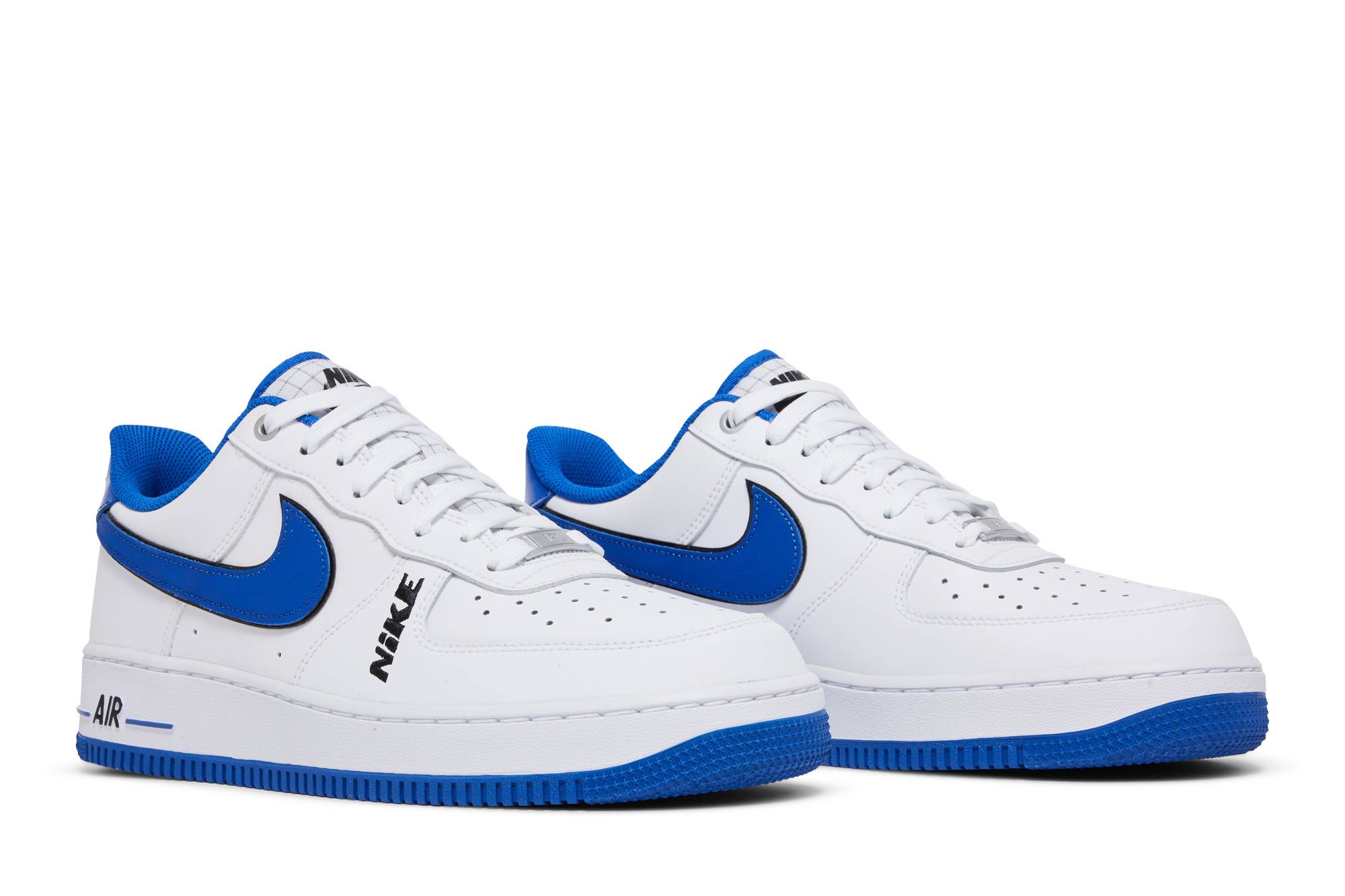 Nike Air Force 1 Low 07 LV8 Motocross White Royal Blue Black DC8873-100 Nicesnk