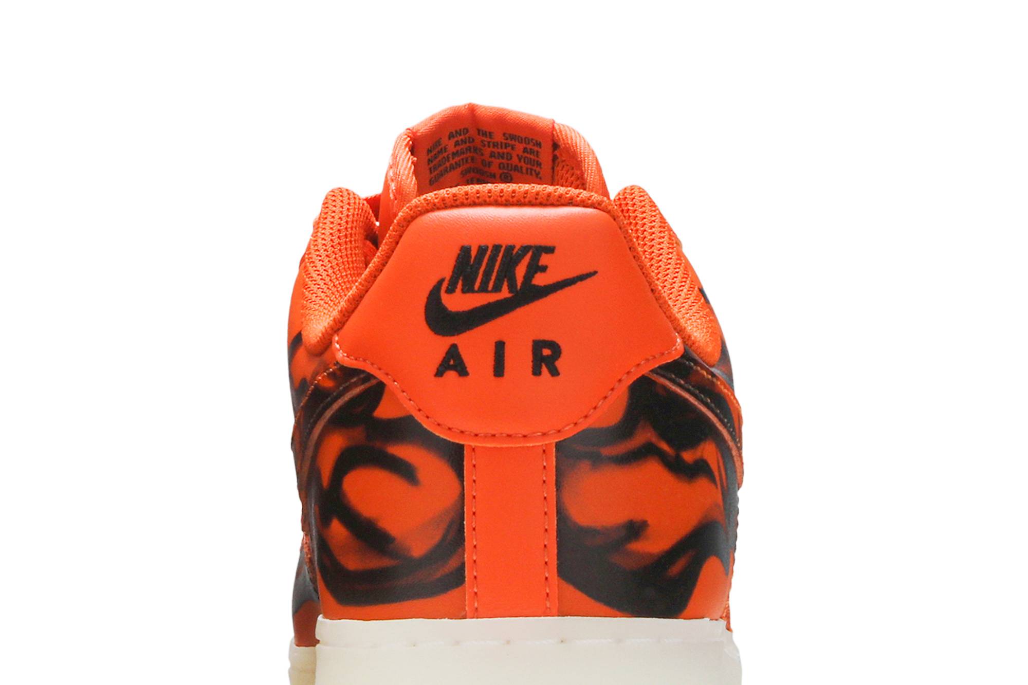 Nike Air Force 1 Low Orange Skeleton CU8067-800 Nicesnk