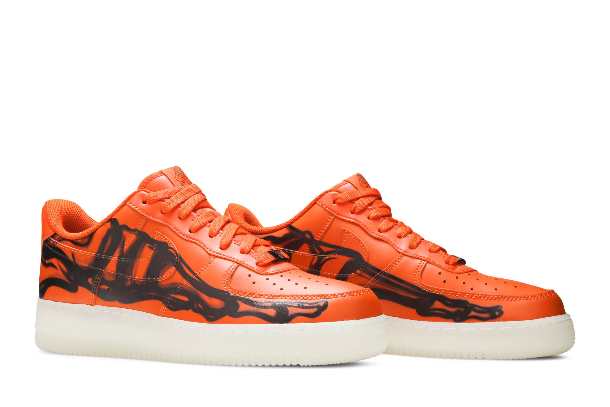 Nike Air Force 1 Low Orange Skeleton CU8067-800 Nicesnk
