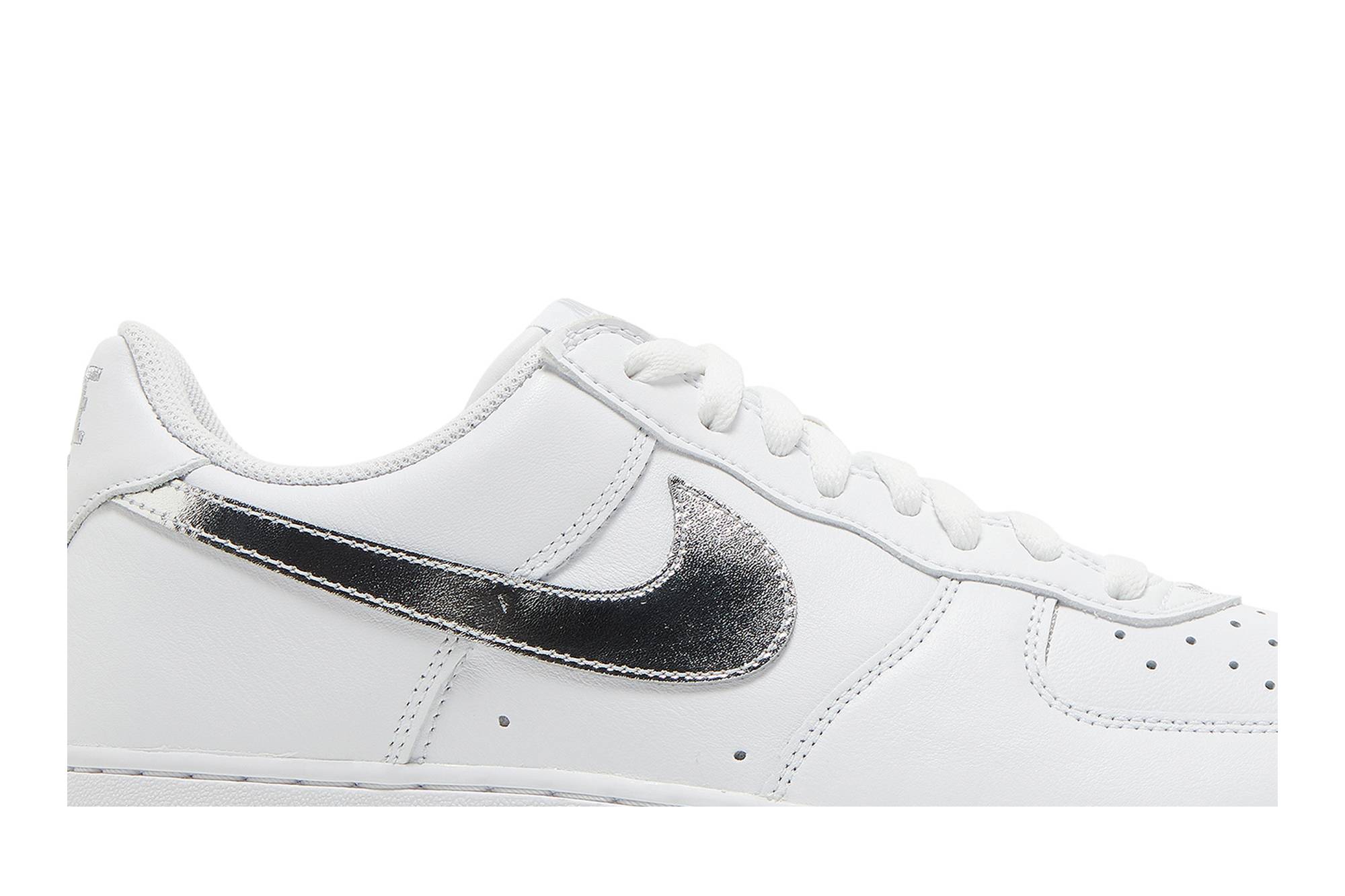 Nike Air Force 1 Low Silver Swoosh DZ6755-100 Nicesnk