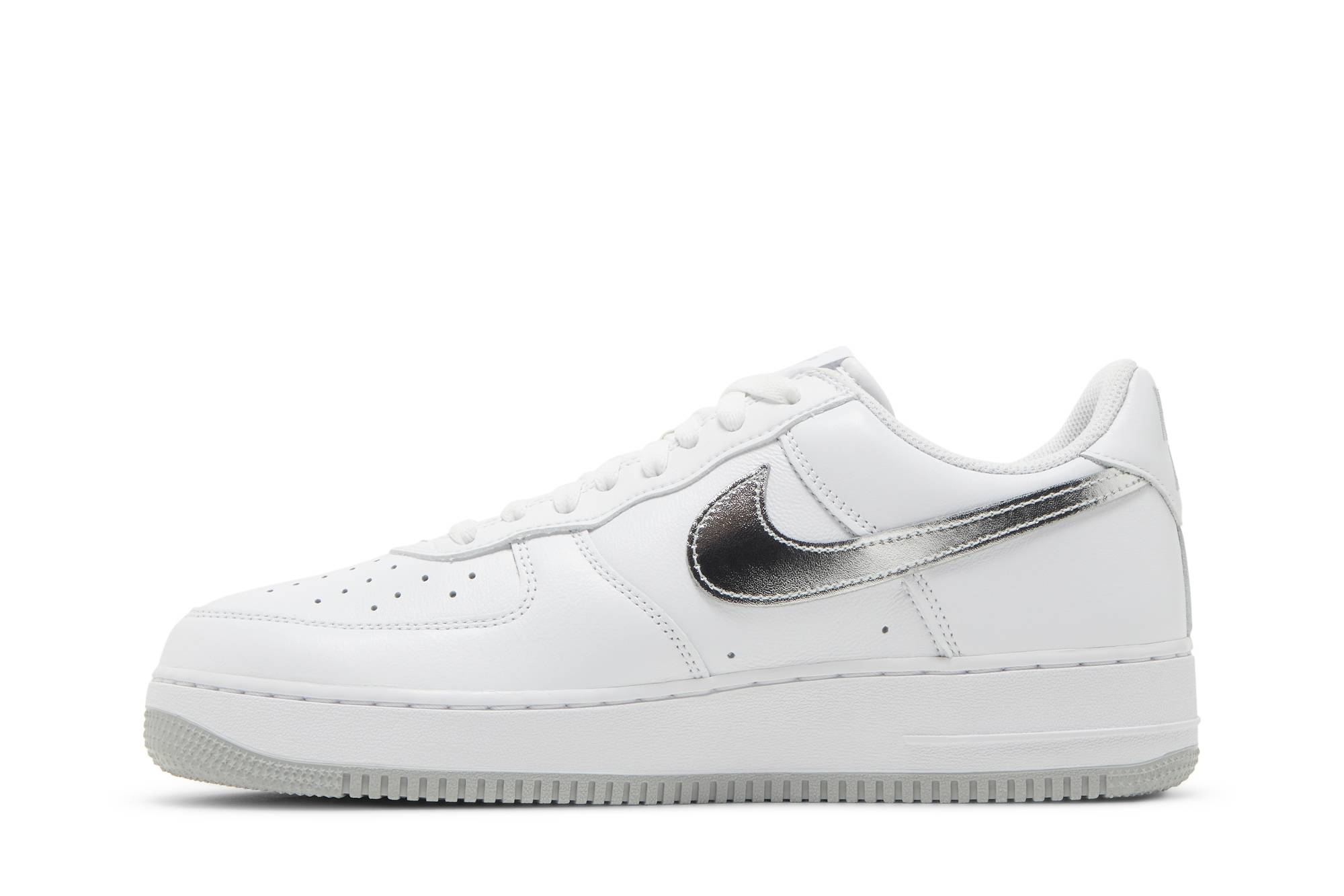 Nike Air Force 1 Low Silver Swoosh DZ6755-100 Nicesnk
