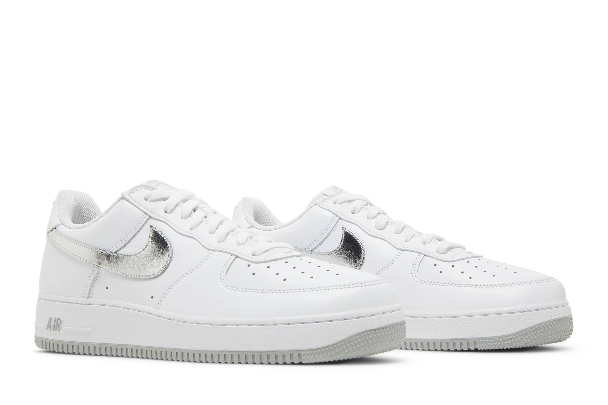 Nike Air Force 1 Low Silver Swoosh DZ6755-100 Nicesnk