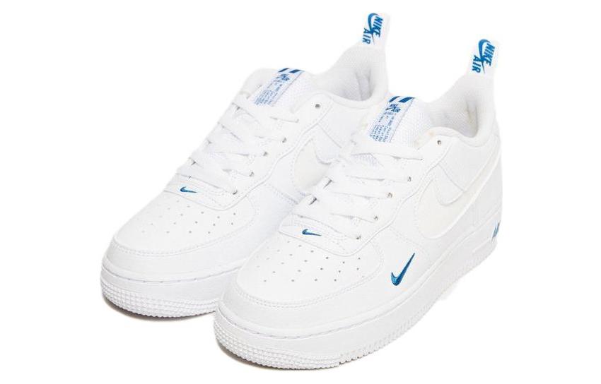 (Youth) Nike Air Force 1 Low LV8 White Blue FB8034-100 Nicesnk