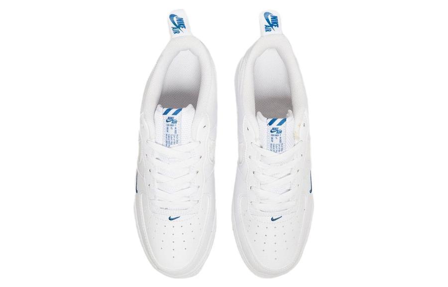 (Youth) Nike Air Force 1 Low LV8 White Blue FB8034-100 Nicesnk