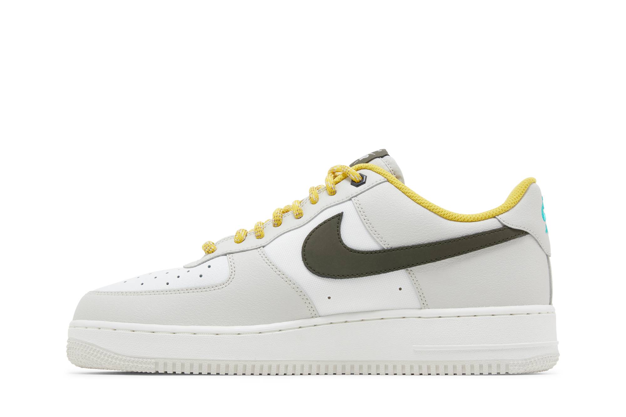 Nike Air Force 1 Low Premium Light Bone Vivid Sulfur FV3628-031 Nicesnk