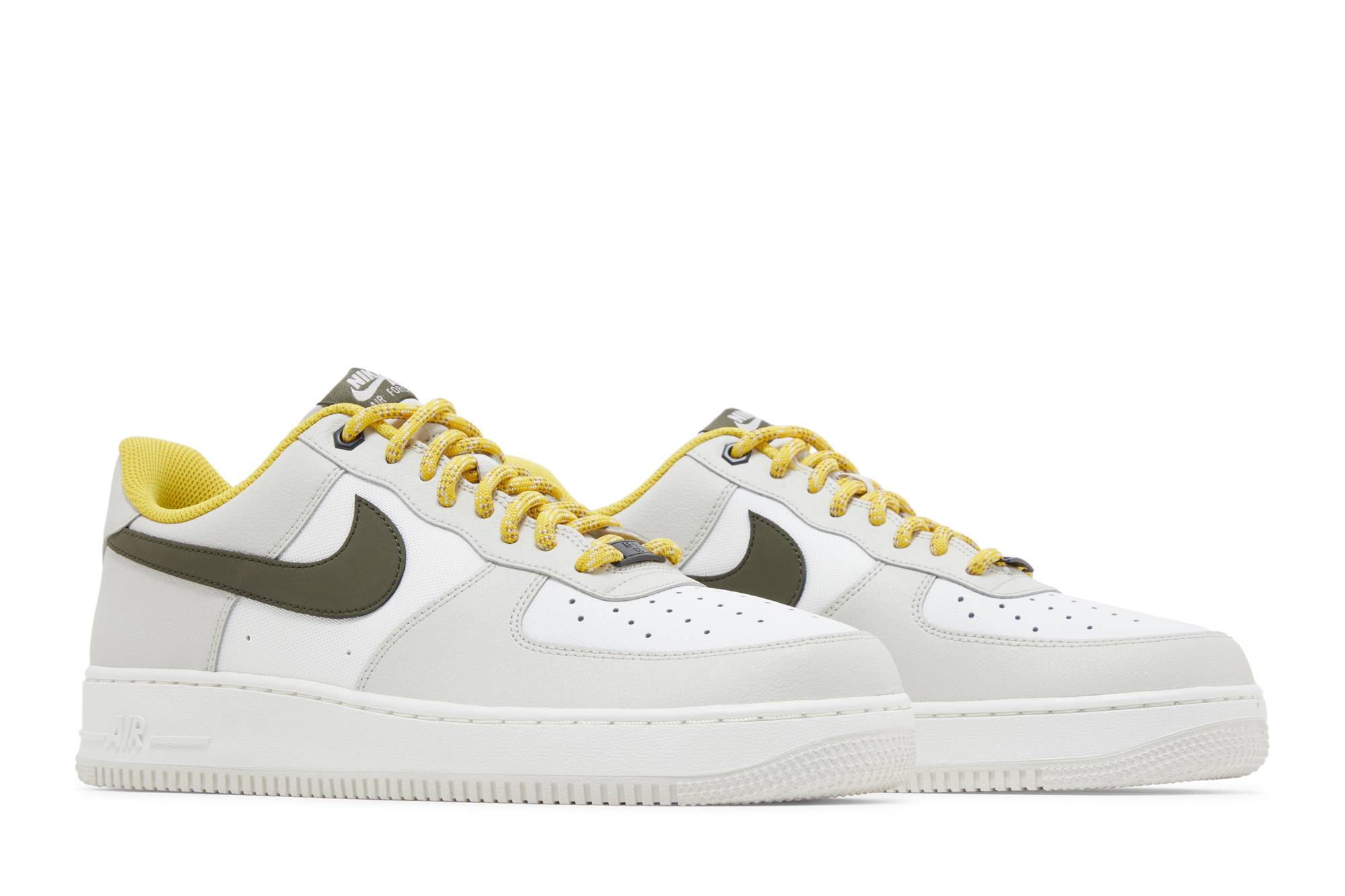 Nike Air Force 1 Low Premium Light Bone Vivid Sulfur FV3628-031 Nicesnk