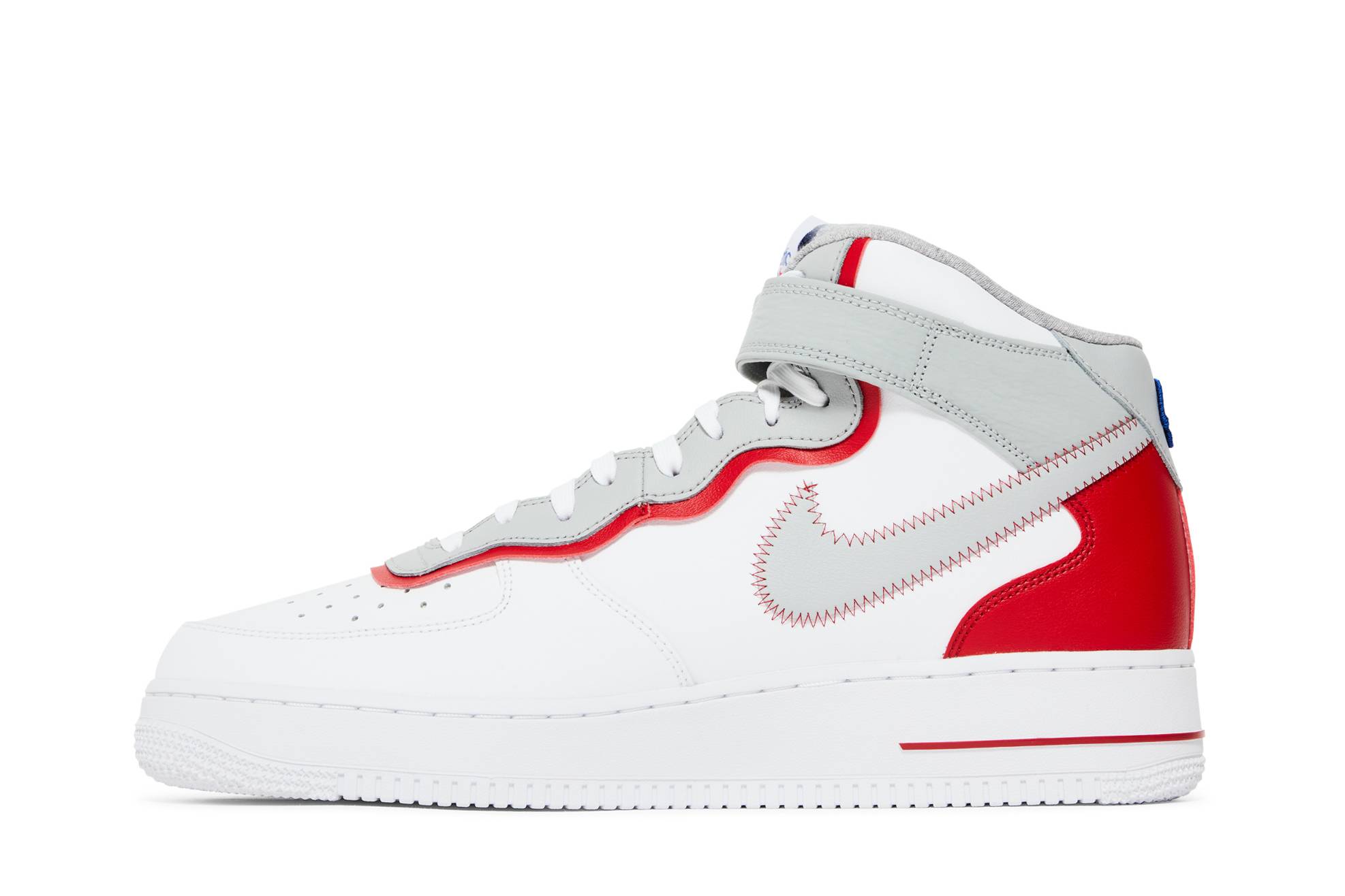 Nike Air Force 1 Mid Athletic Club White Red DH7451-100 Nicesnk