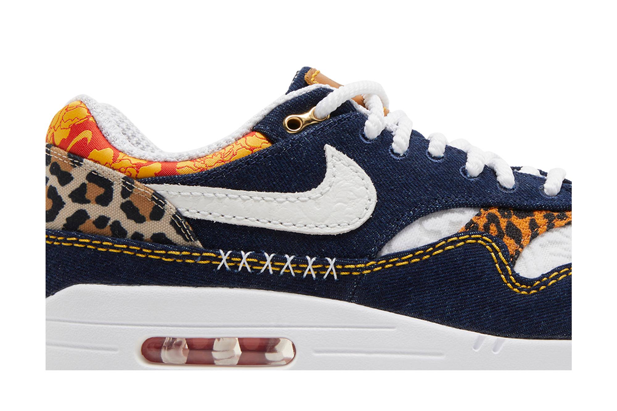 Nike Air Max 1 Premium Denim Leopard FJ4452-432 Nicesnk