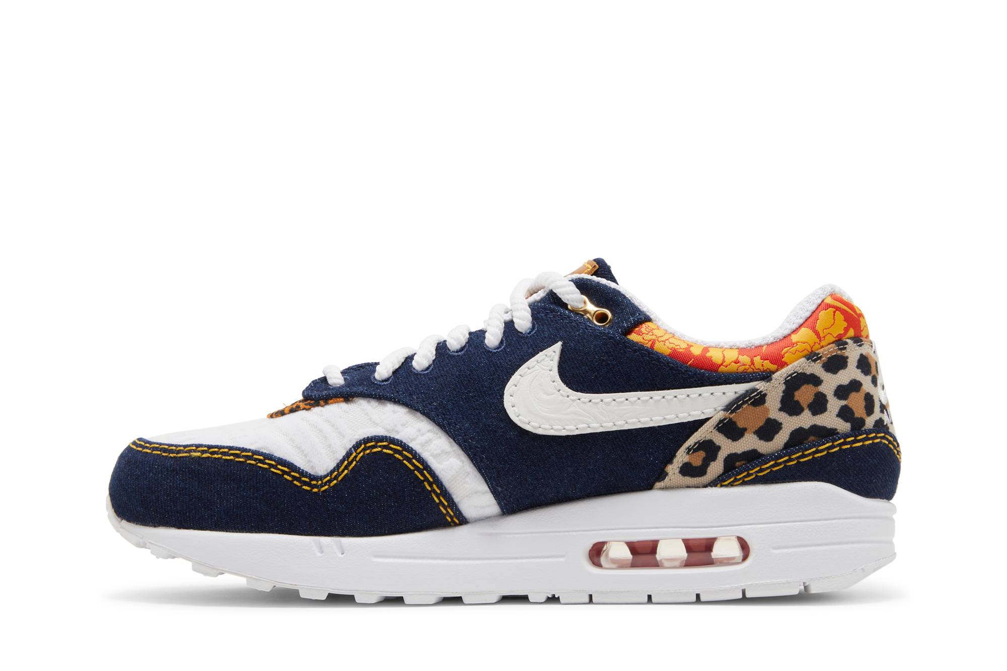 Nike Air Max 1 Premium Denim Leopard FJ4452-432 Nicesnk