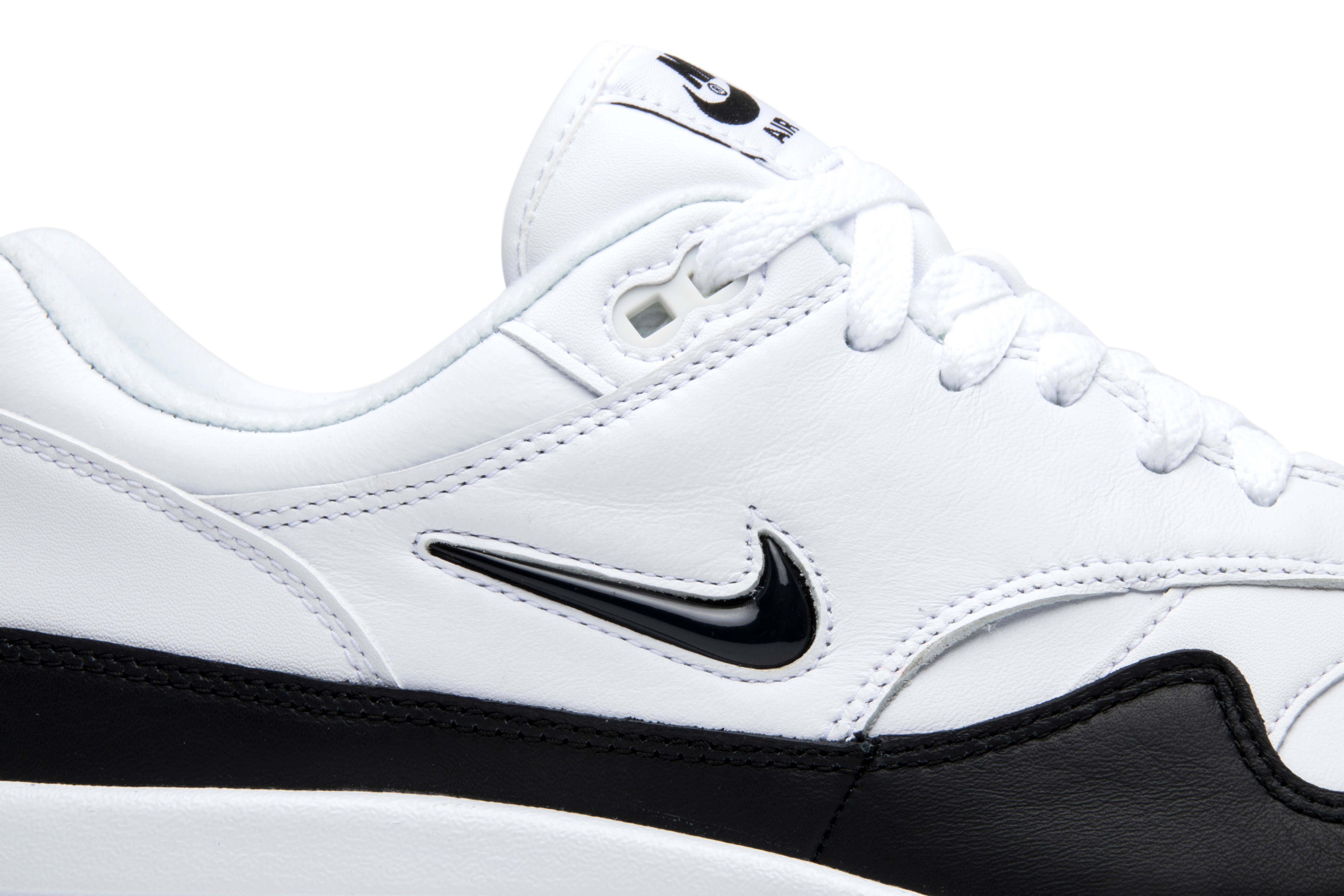 Nike Air Max 1 Premium SC Jewel Black Swoosh 918354-100 Nicesnk