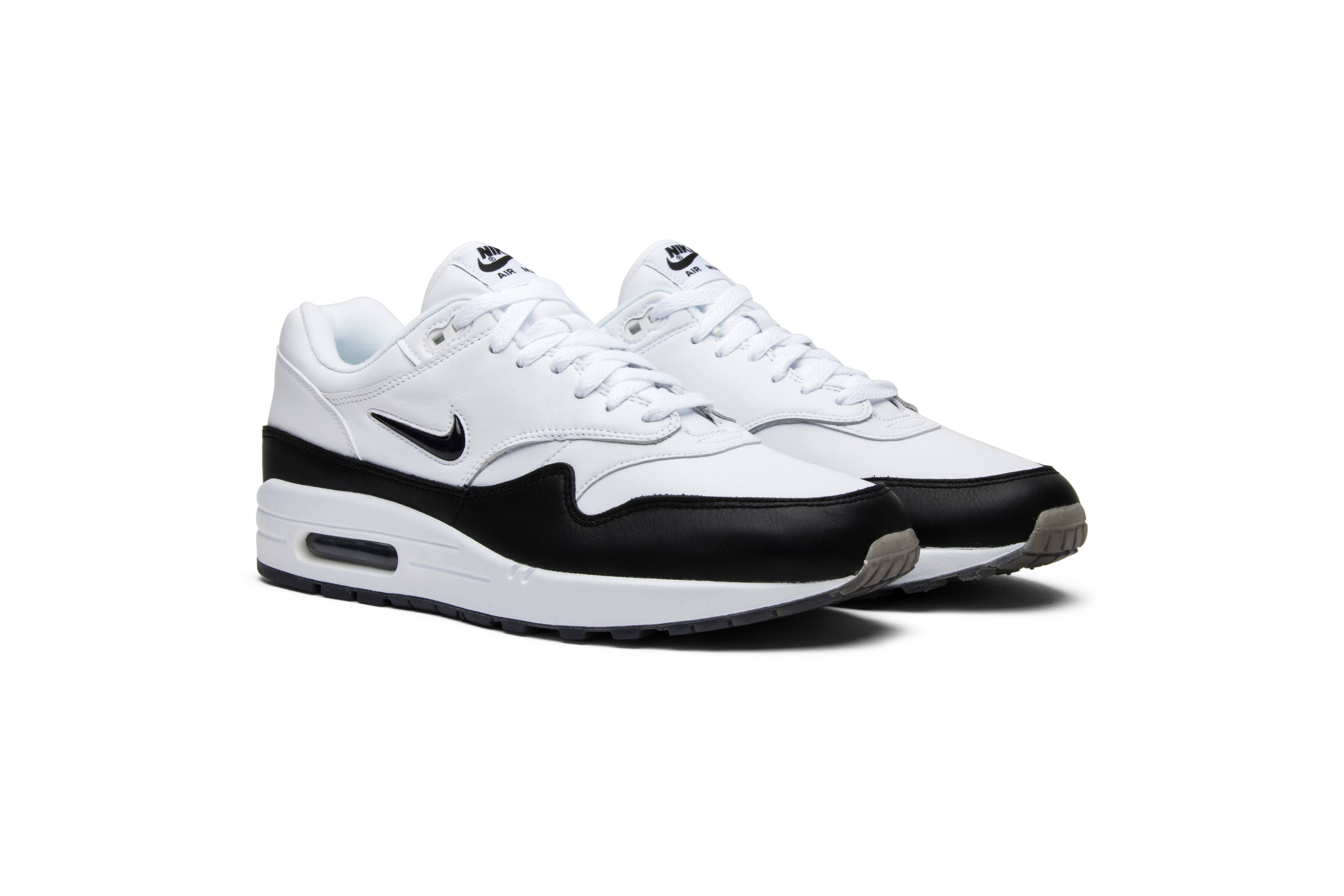 Nike Air Max 1 Premium SC Jewel Black Swoosh 918354-100 Nicesnk