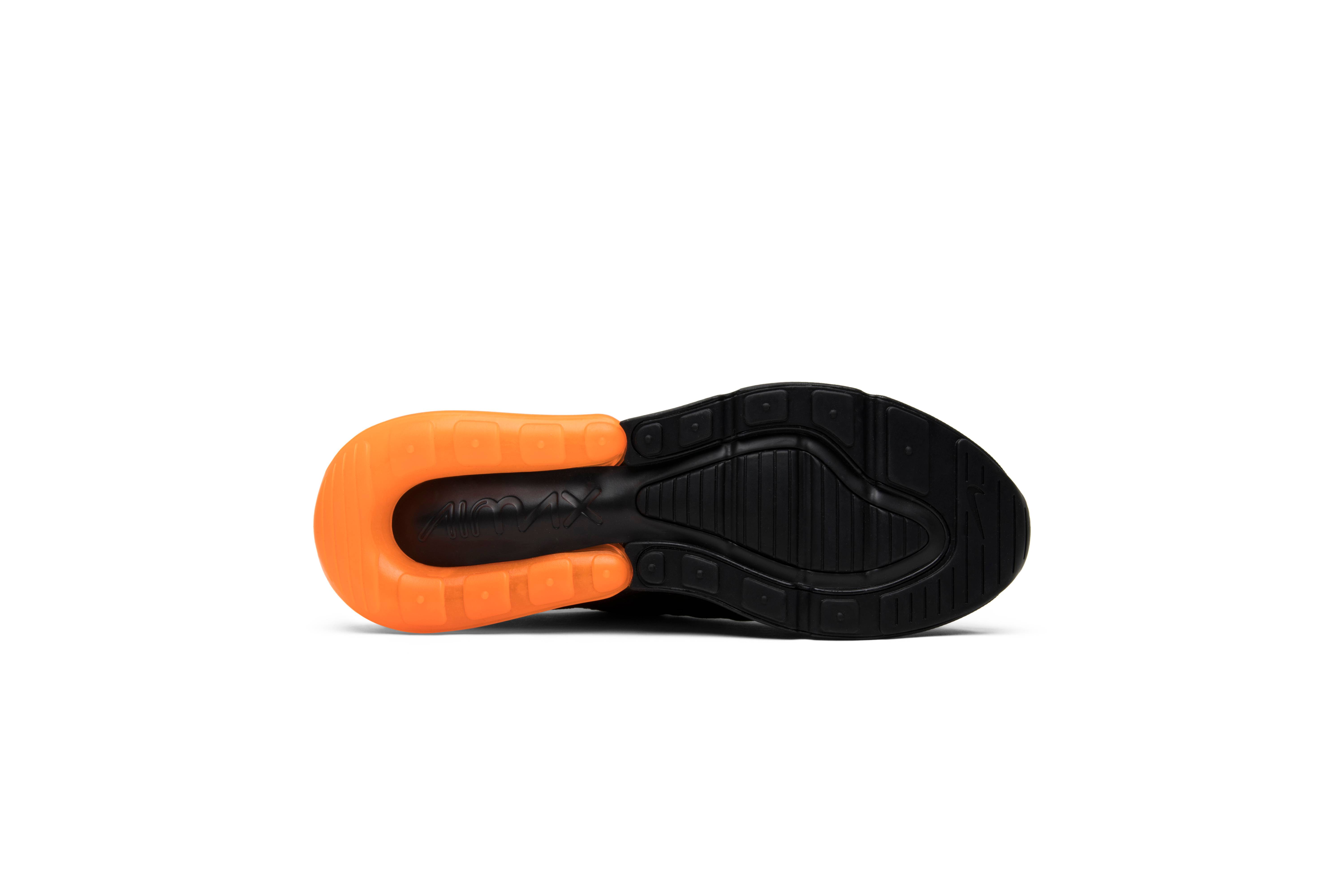 Nike Air Max 270 Black Total Orange AH8050-008 Nicesnk