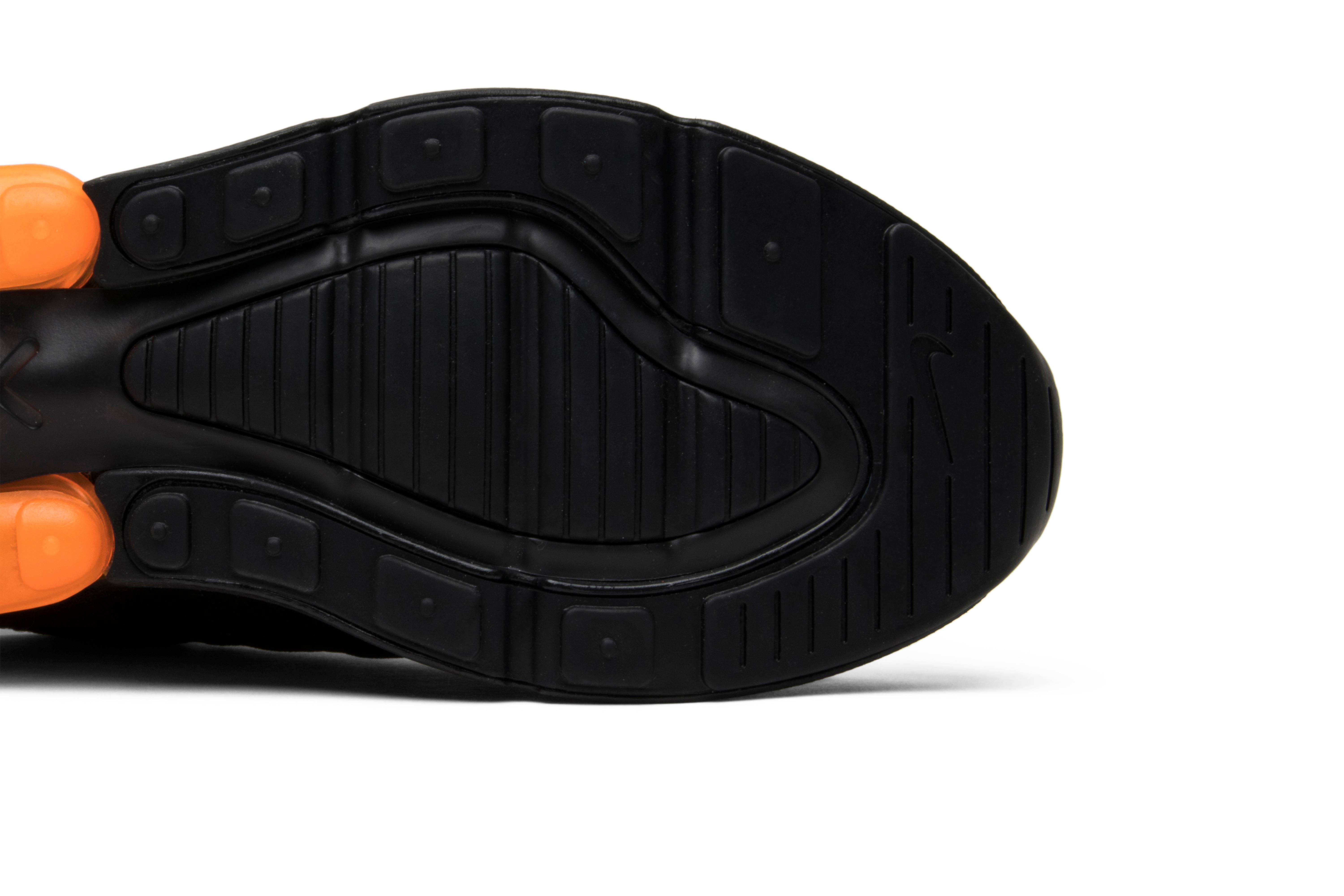 Nike Air Max 270 Black Total Orange AH8050-008 Nicesnk