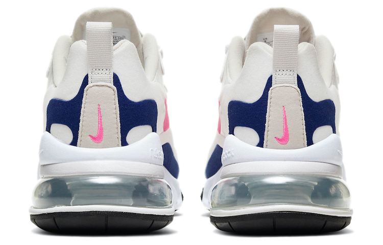 Nike Air Max 270 React White Pink Blue CU7833-101 Nicesnk