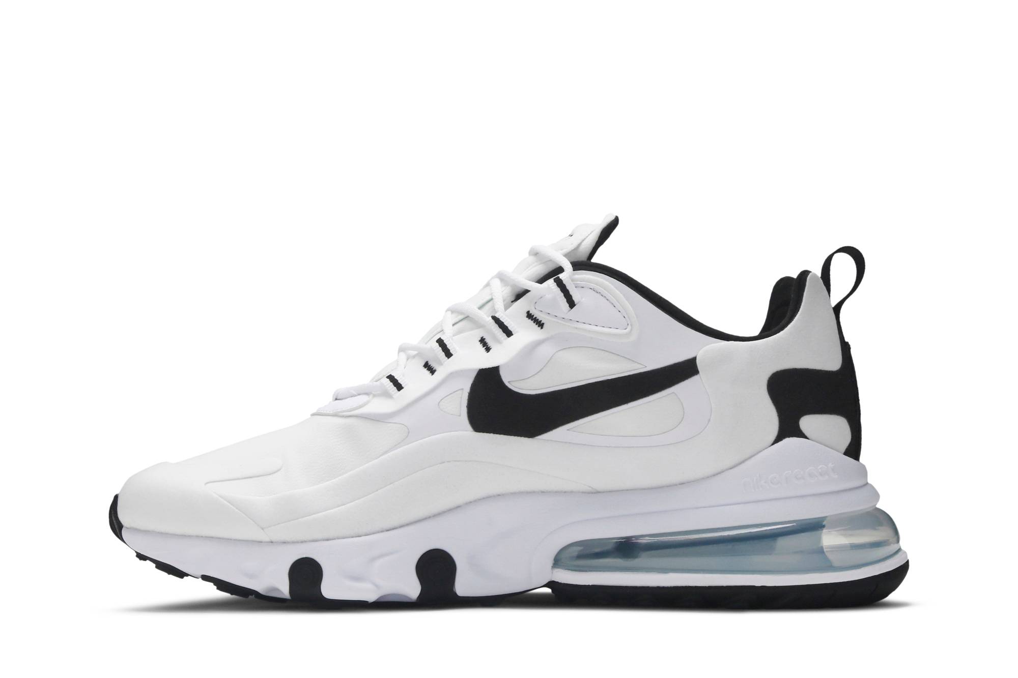 Nike Air Max 270 React White Black CT1264-102 Nicesnk