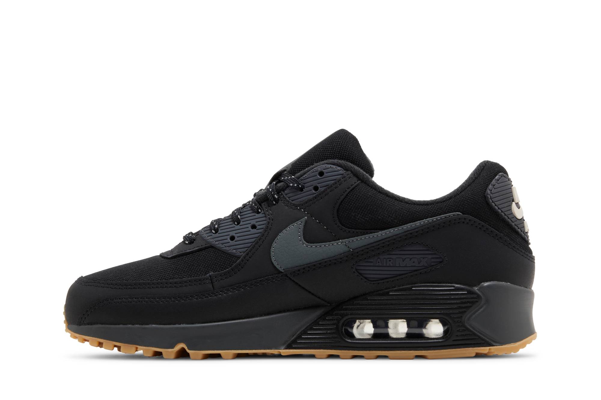 Nike Air Max 90 Black Smoke Grey Gum FV0387-001 Nicesnk