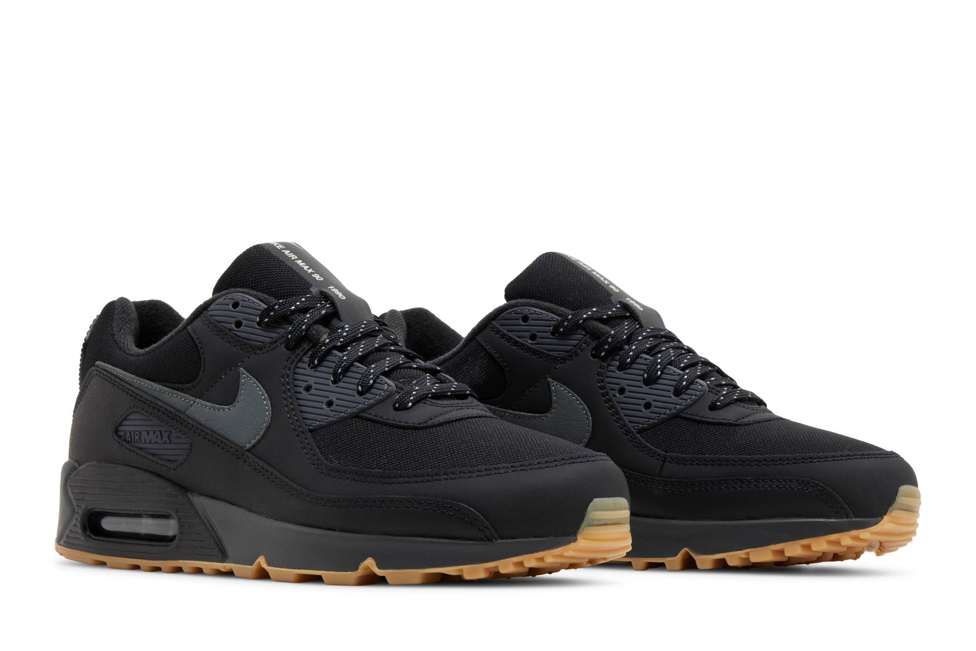 Nike Air Max 90 Black Smoke Grey Gum FV0387-001 Nicesnk