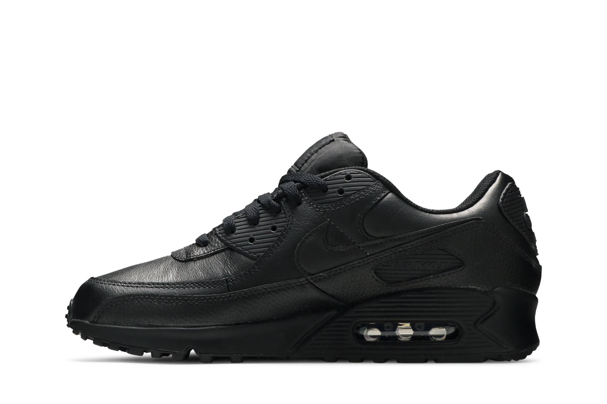 Nike Air Max 90 Leather ‘Triple Black’ (20) CZ5594-001