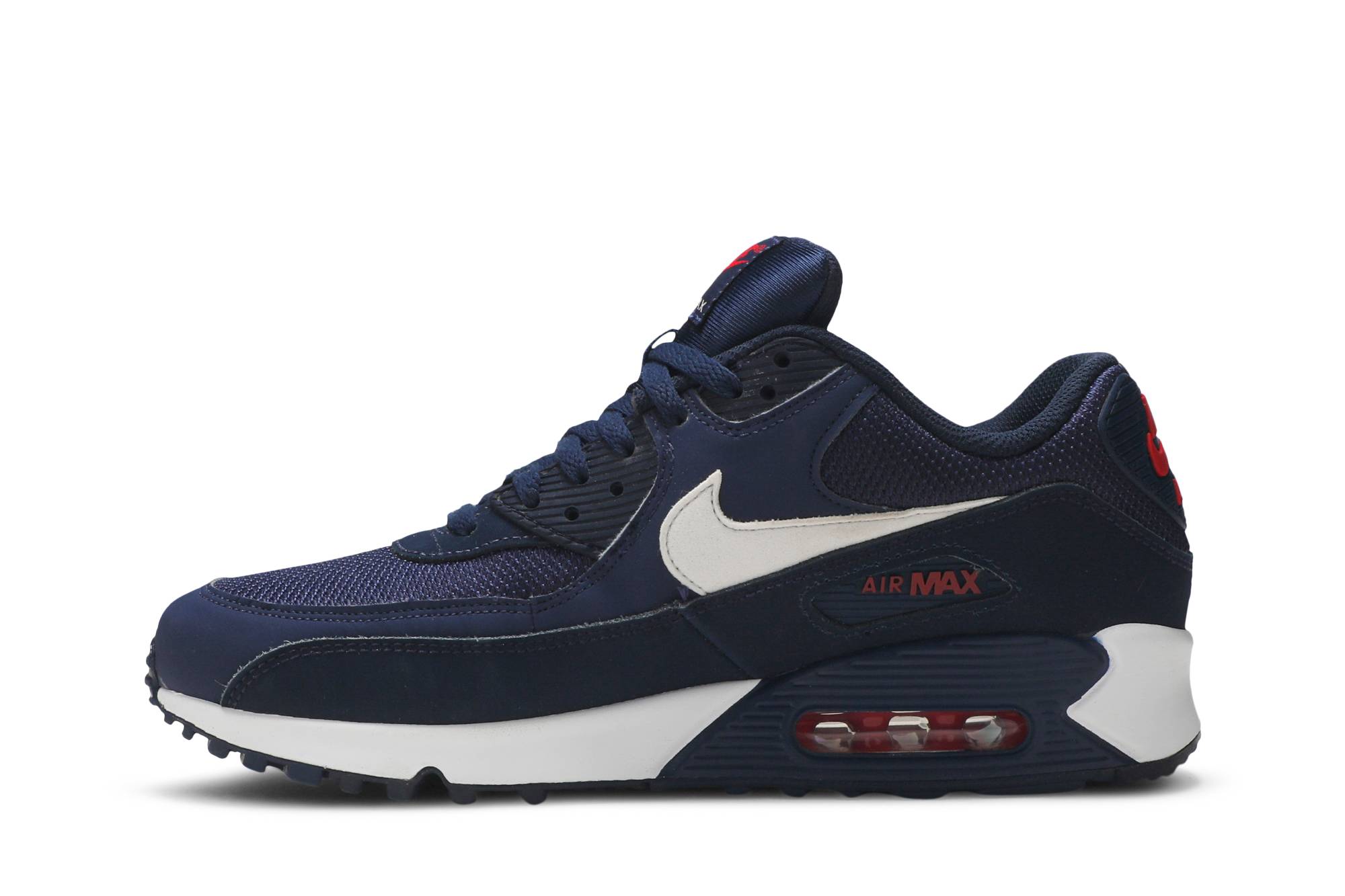 Nike Air Max 90 Midnight Navy University Red White AJ1285-403