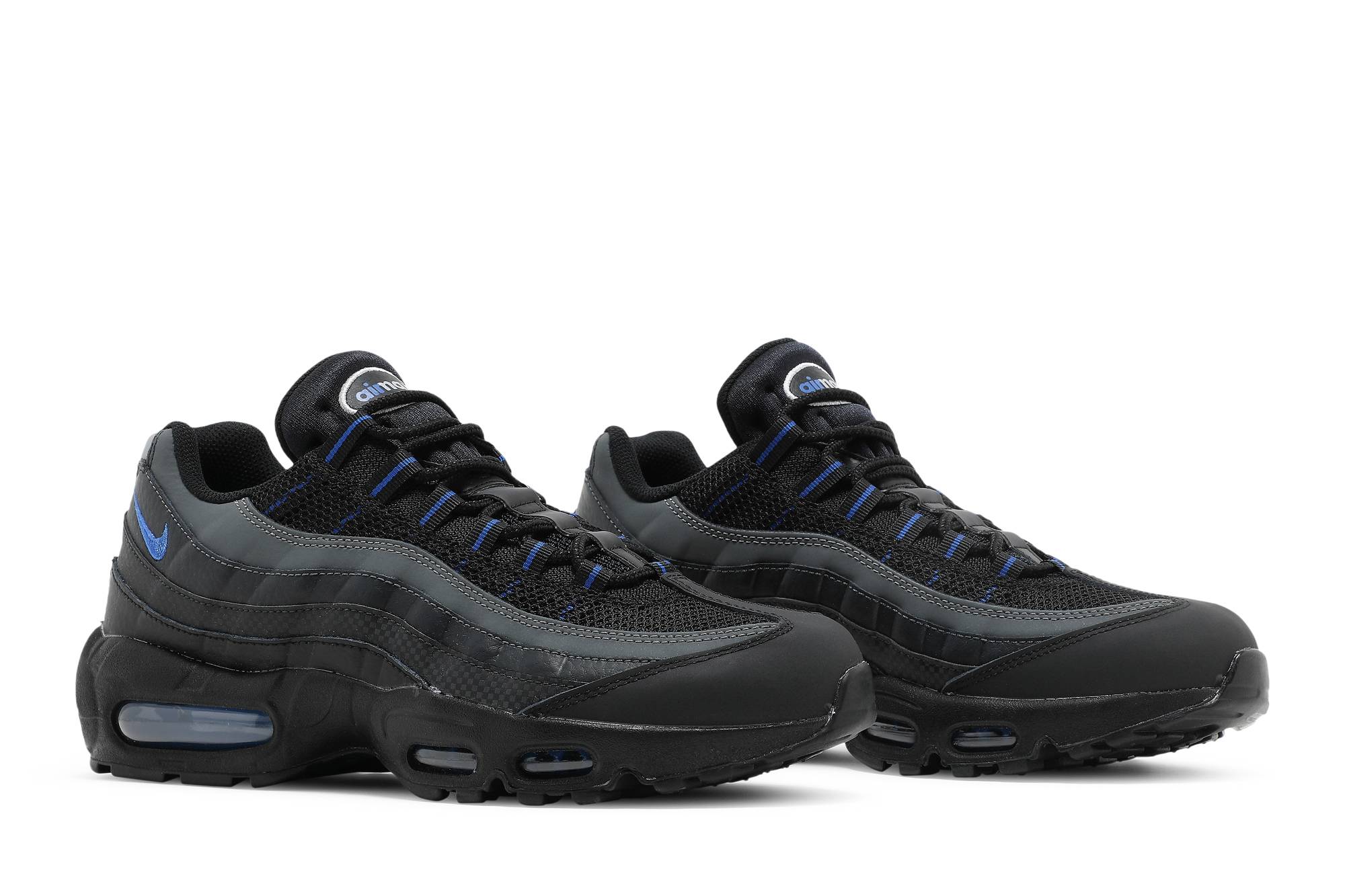 Nike Air Max 95 Essential Black Game Royal DM9104-001 Nicesnk