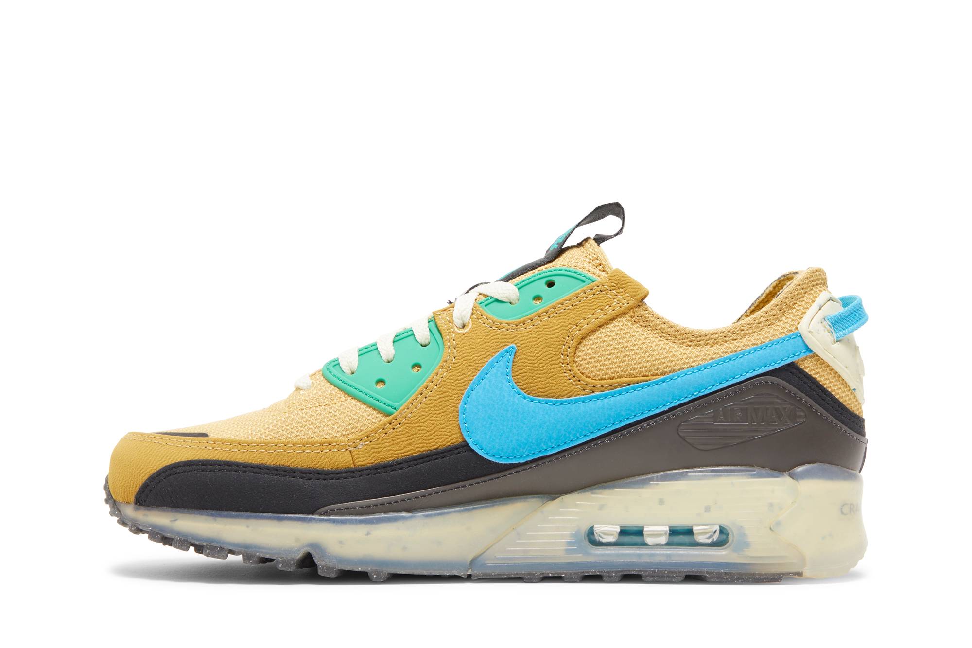 Nike Air Max Terrascape 90 Wheat Gold Stadium Green DQ3987-700 Nicesnk