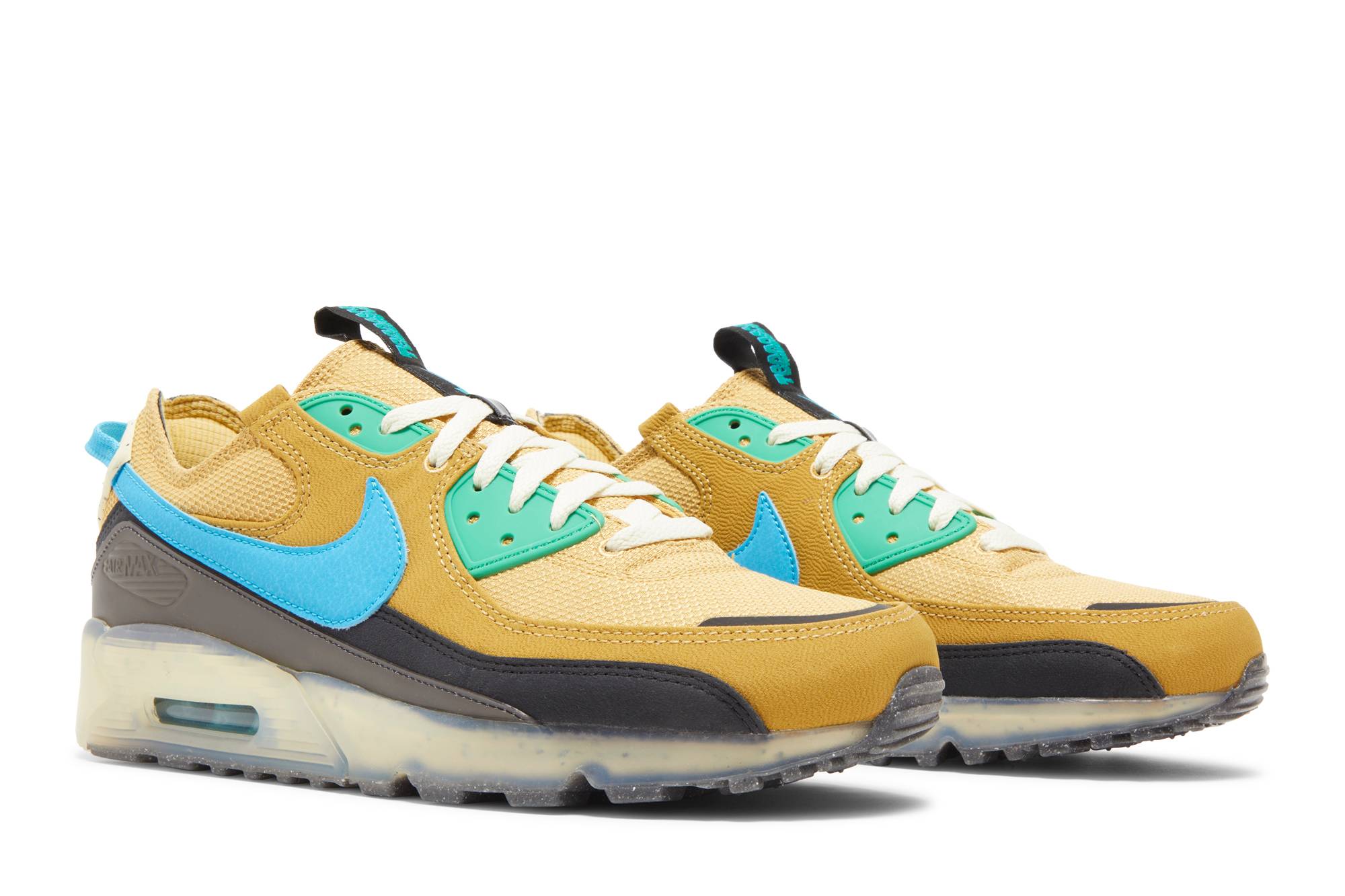 Nike Air Max Terrascape 90 Wheat Gold Stadium Green DQ3987-700 Nicesnk