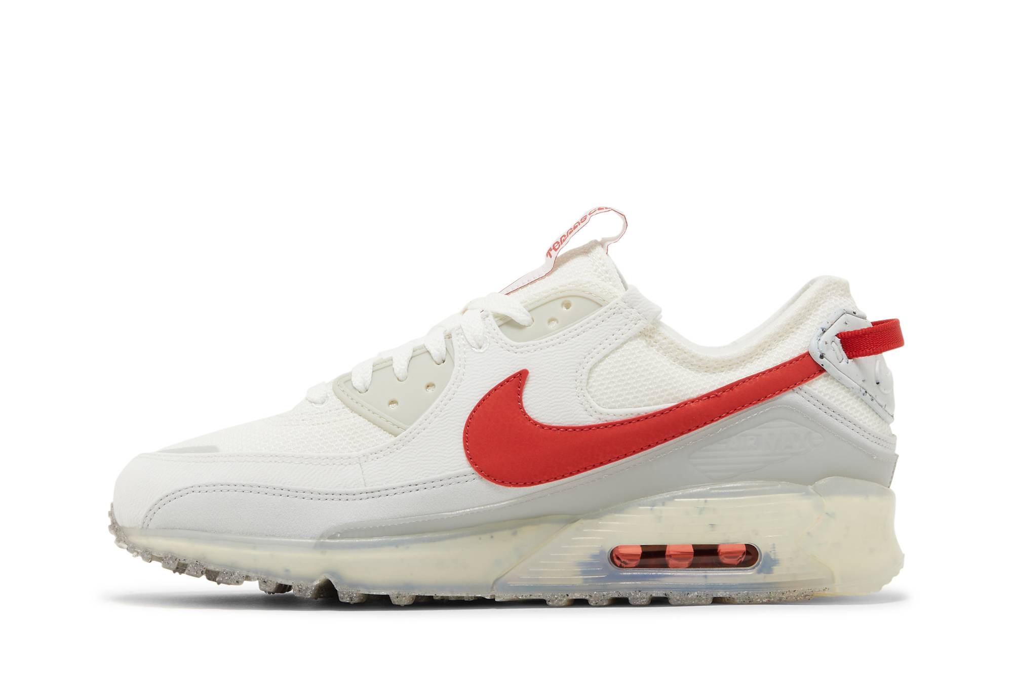 Nike Air Max Terrascape 90 White Red Clay DQ3987-100 Nicesnk