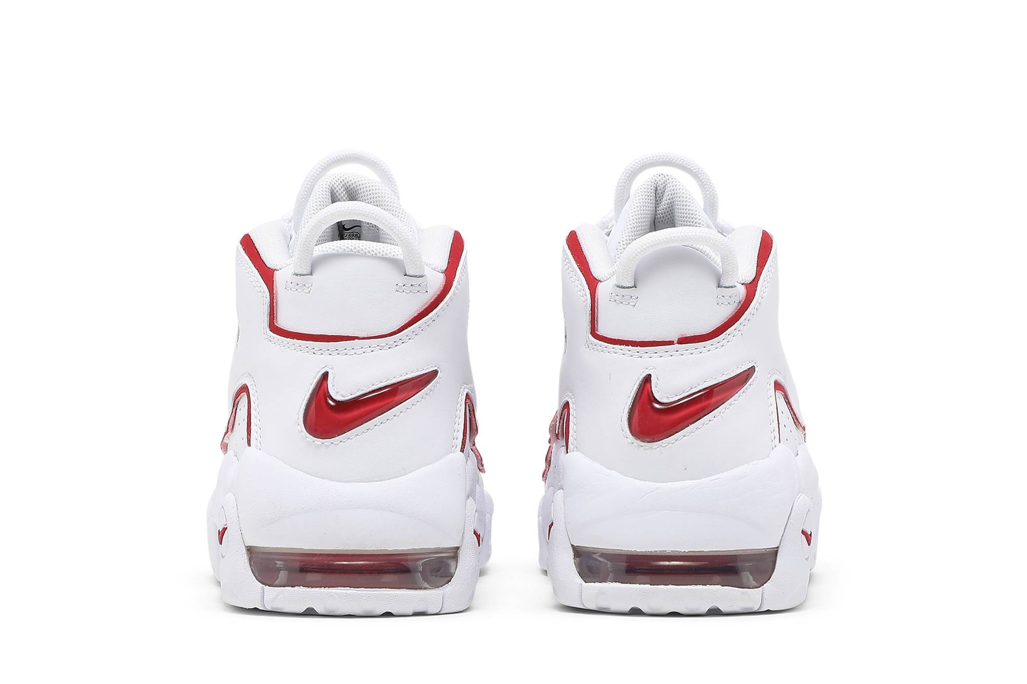(Grade School) Nike Air More Uptempo 2021 White Varsity Red DJ5988-100 Nicesnk