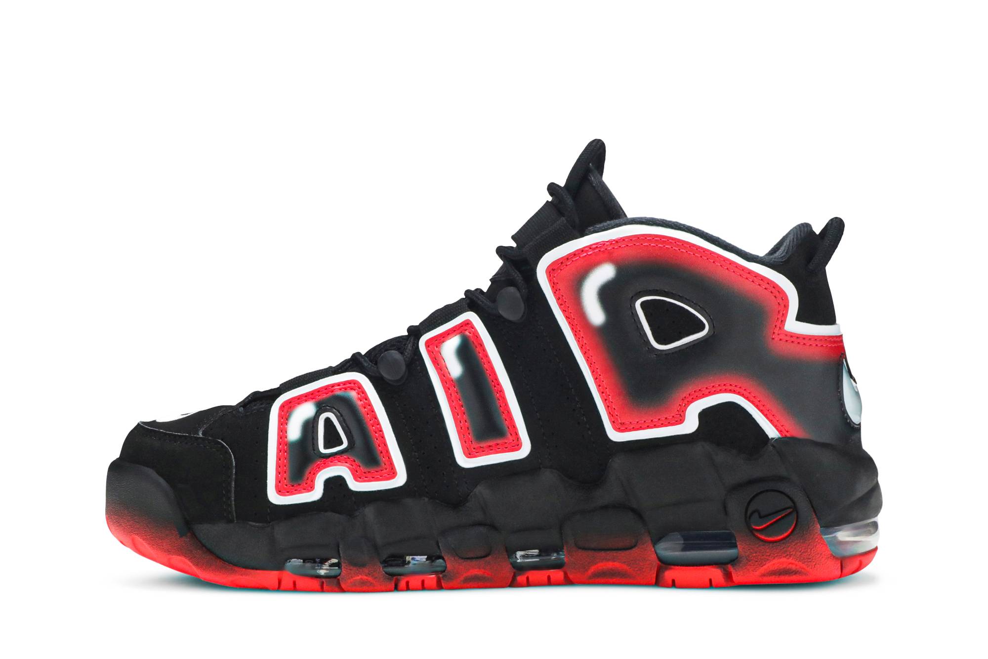 Nike Air More Uptempo 96 Laser Crimson CJ6129-001 Nicesnk