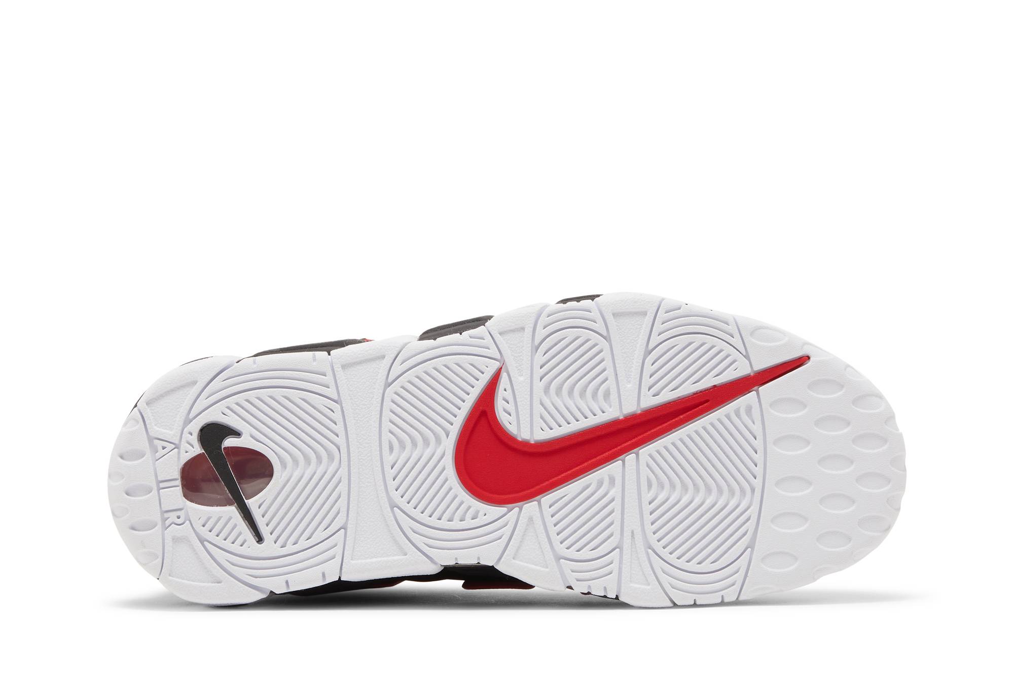 Nike Air More Uptempo 96 Red Toe FD0274-001 Nicesnk