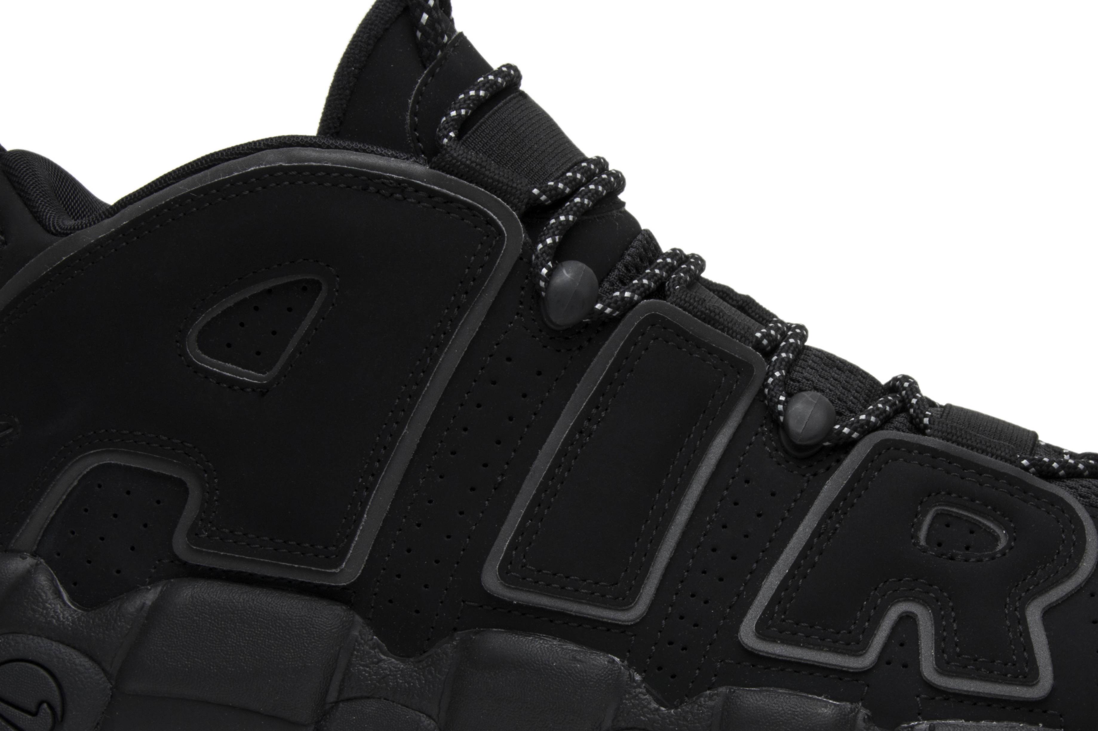Nike Air More Uptempo Black Reflective 414962-004 Nicesnk