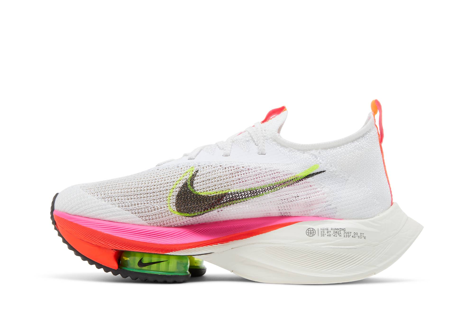 Nike Air Zoom Alphafly Next% Flyknit White Pink DJ5455-100 Nicesnk