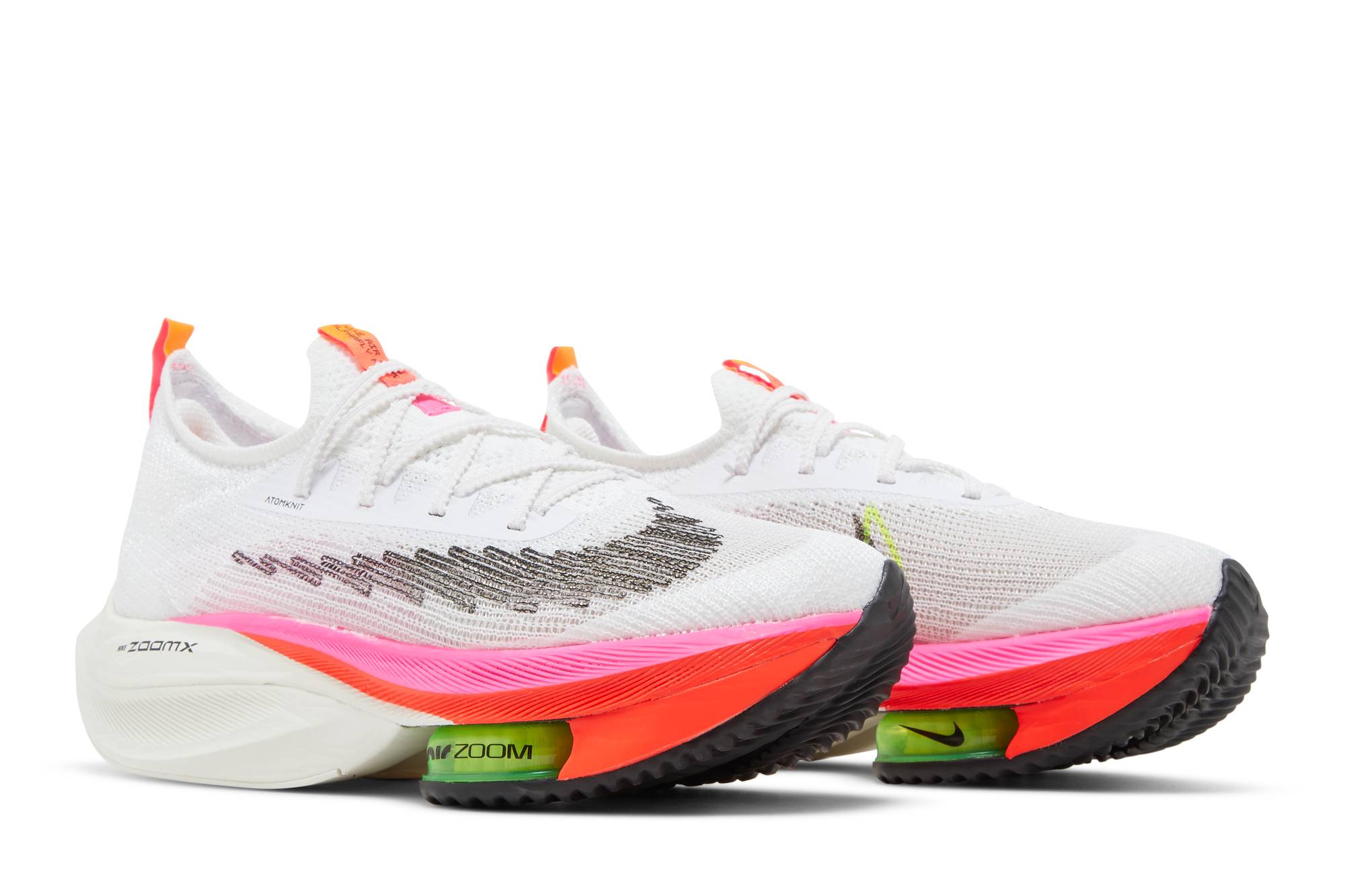 Nike Air Zoom Alphafly Next% Flyknit White Pink DJ5455-100 Nicesnk