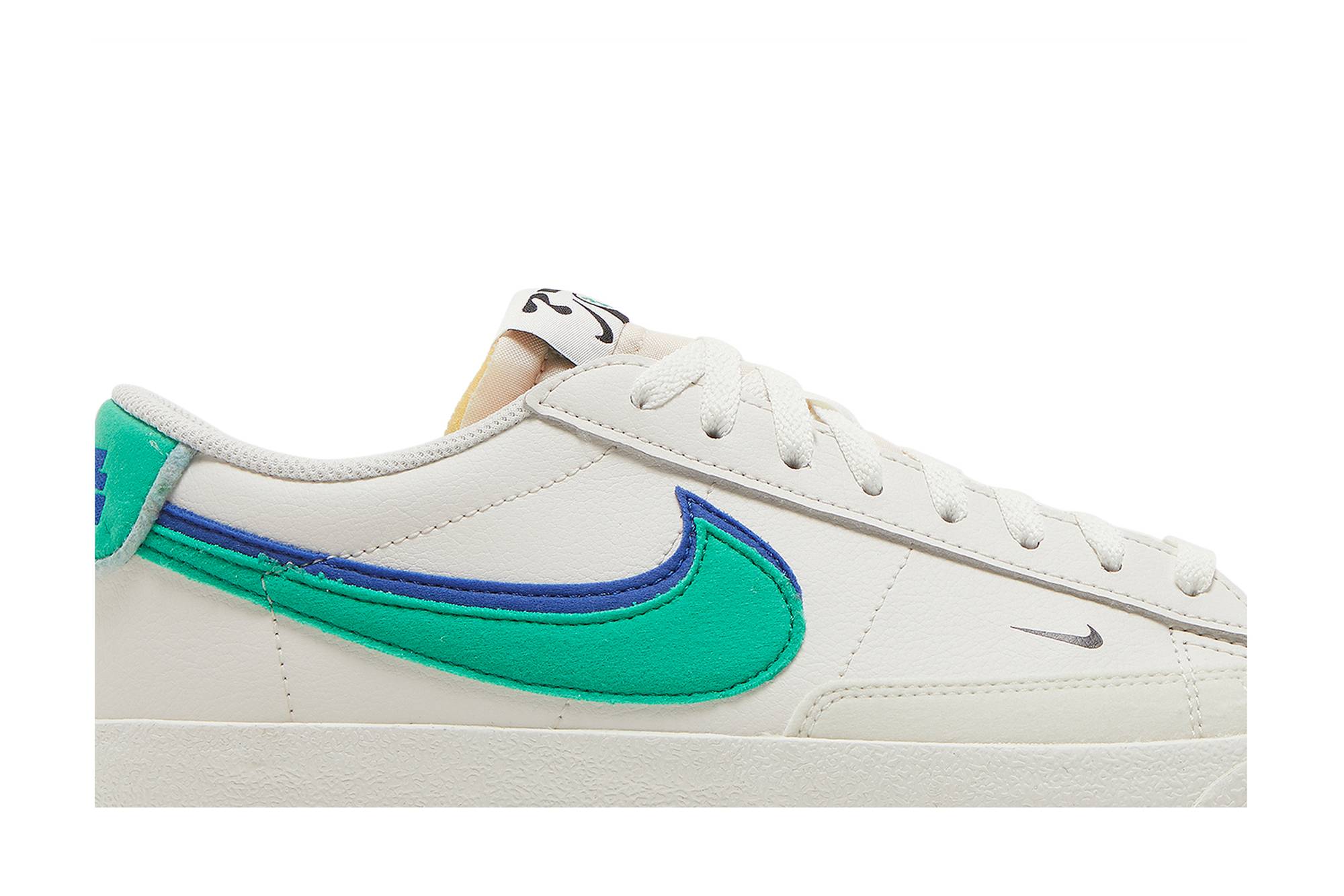 Nike Blazer Low 72 Double Swoosh ‘Sail Green Blue’ DO9777-001