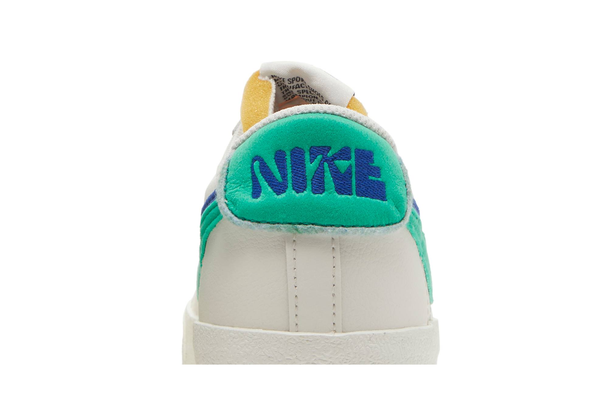 Nike Blazer Low 72 Double Swoosh ‘Sail Green Blue’ DO9777-001