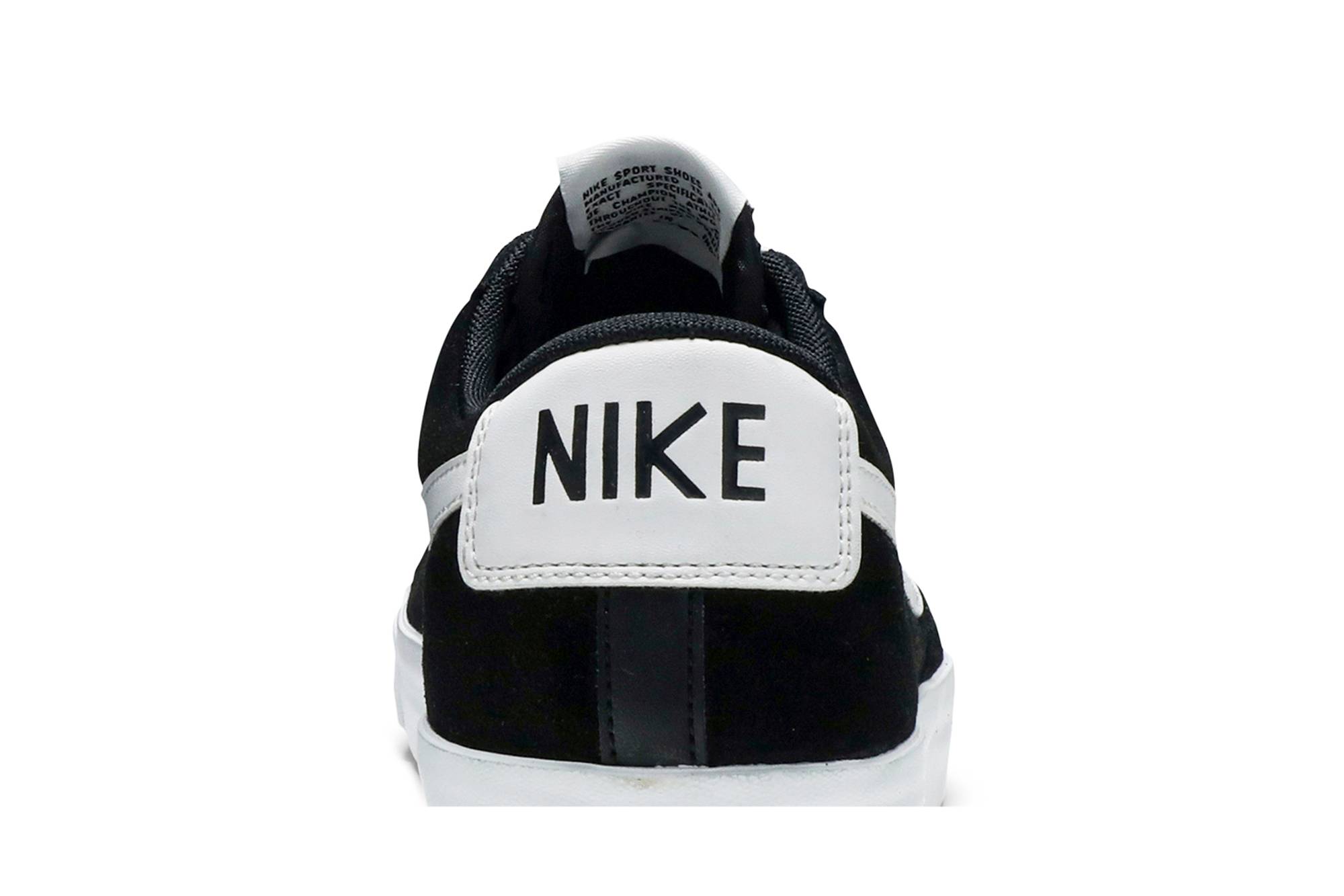 Nike Blazer Low Premium VNTG Suede ‘Black’ 538402-004