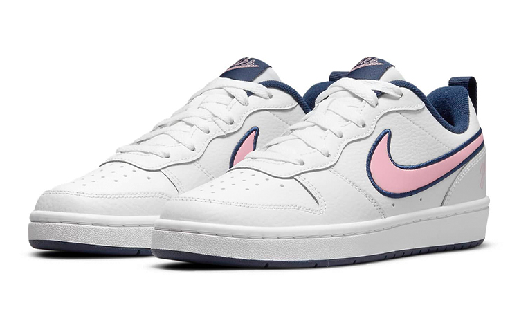 (Youth) Nike Court Borough Low 2 SE1 ‘White Blue Pink’ DB3090-100