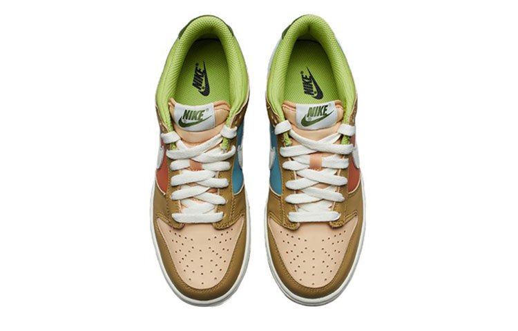 (Youth) Nike Dunk Low Brown Green DV9108-711 Nicesnk