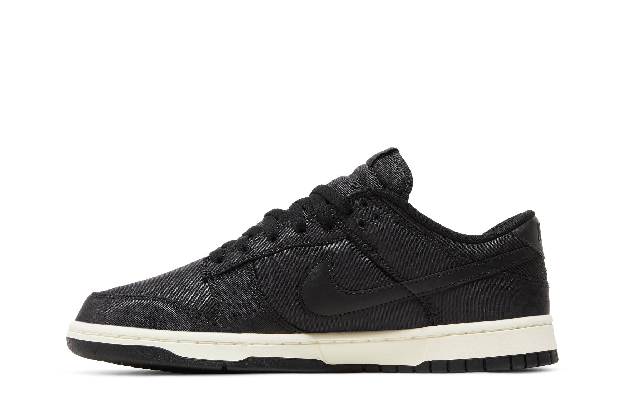 Nike Dunk Low Black Canvas DV7211-001 Nicesnk