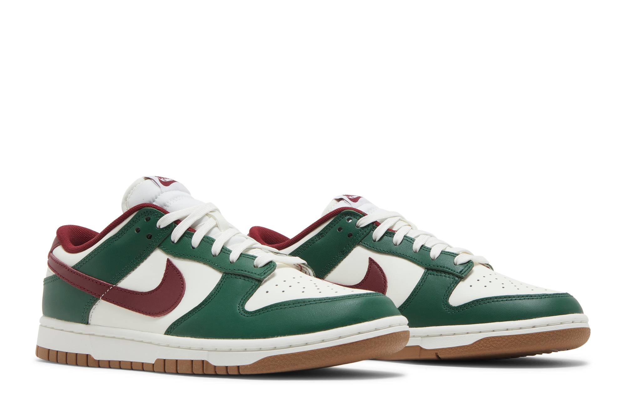 Nike Dunk Low Gorge Green Team Red FB7160-161 Nicesnk