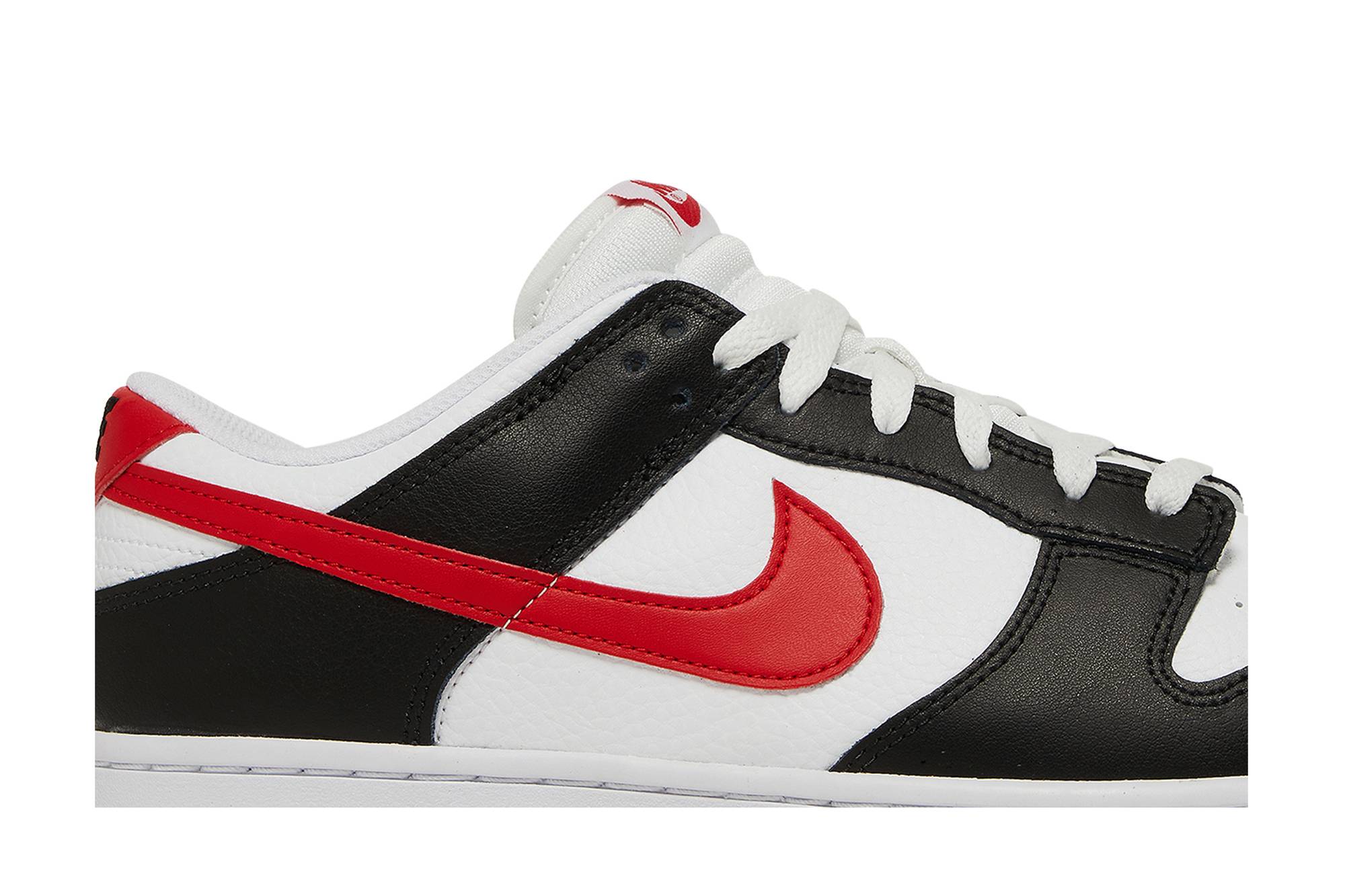Nike Dunk Low Red Swoosh Panda FB3354-001 Nicesnk