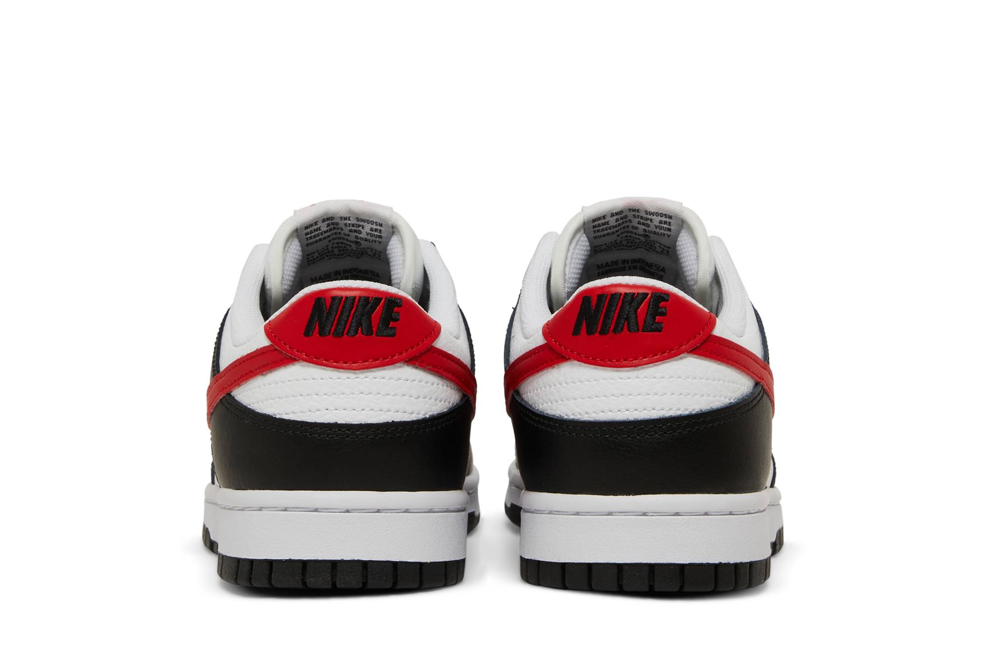Nike Dunk Low Red Swoosh Panda FB3354-001 Nicesnk